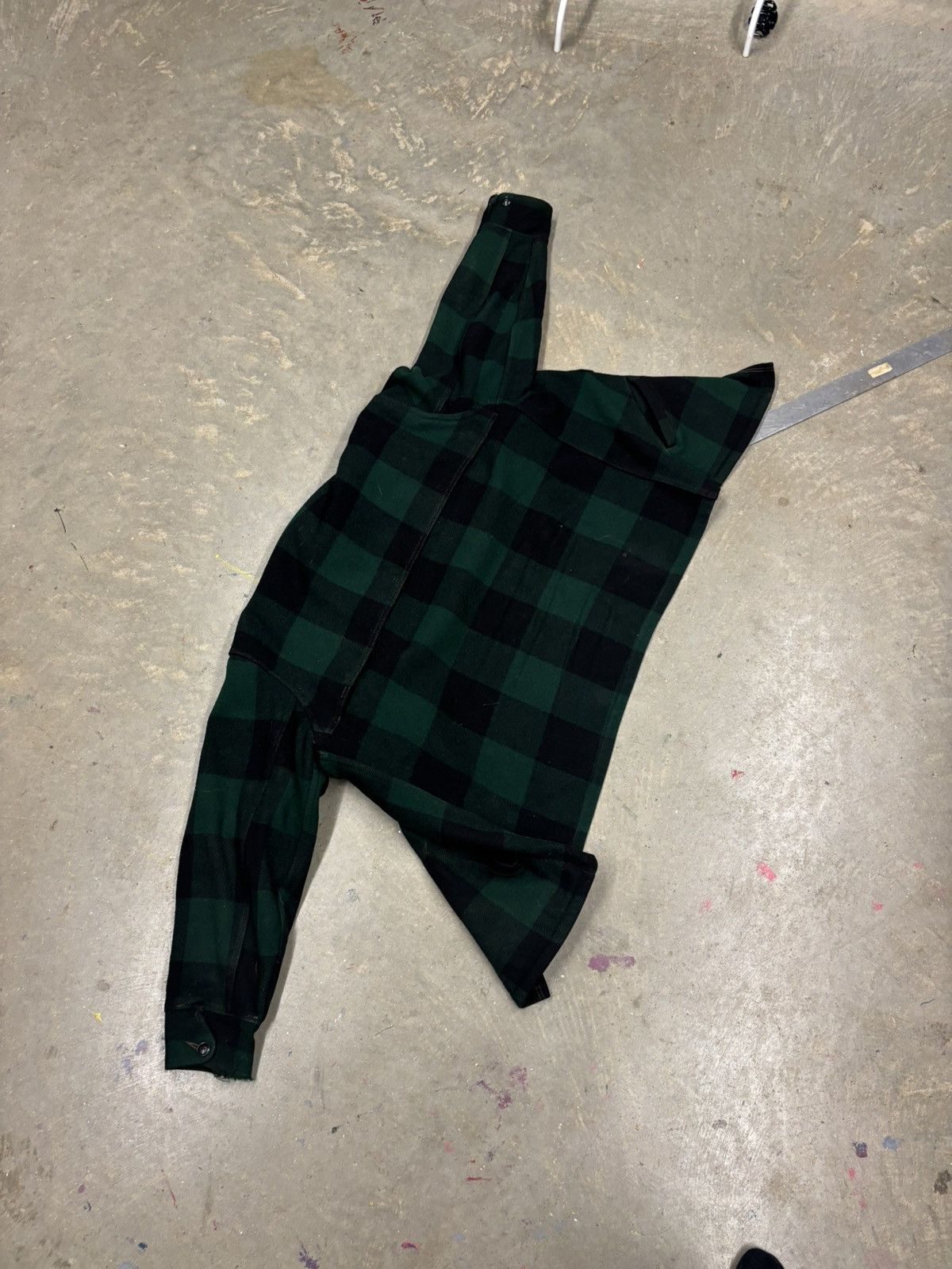 L.L. Bean True vintage 1950s green plaid L.L BEAN wool coat Size US L / EU 52-54 / 3 - 5 Thumbnail