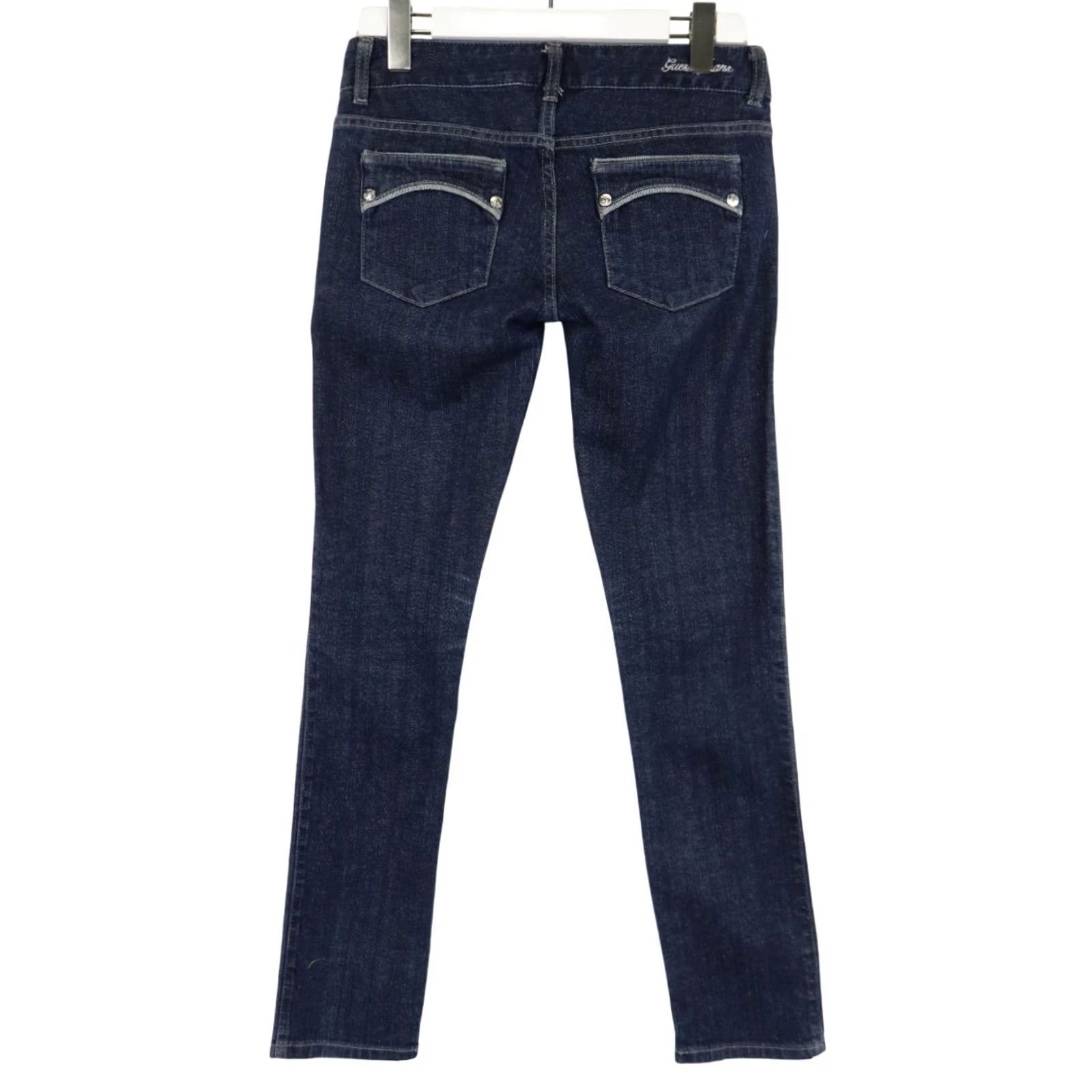 Guess GUESS Daredevil Skinny Leg Jeans Women's W28 Zip Fly Blue Low Waist Jeans Skinny Women W28 Blue Zipper ACCENTS Size 28" / US 6 / IT 42 - 2 Thumbnail