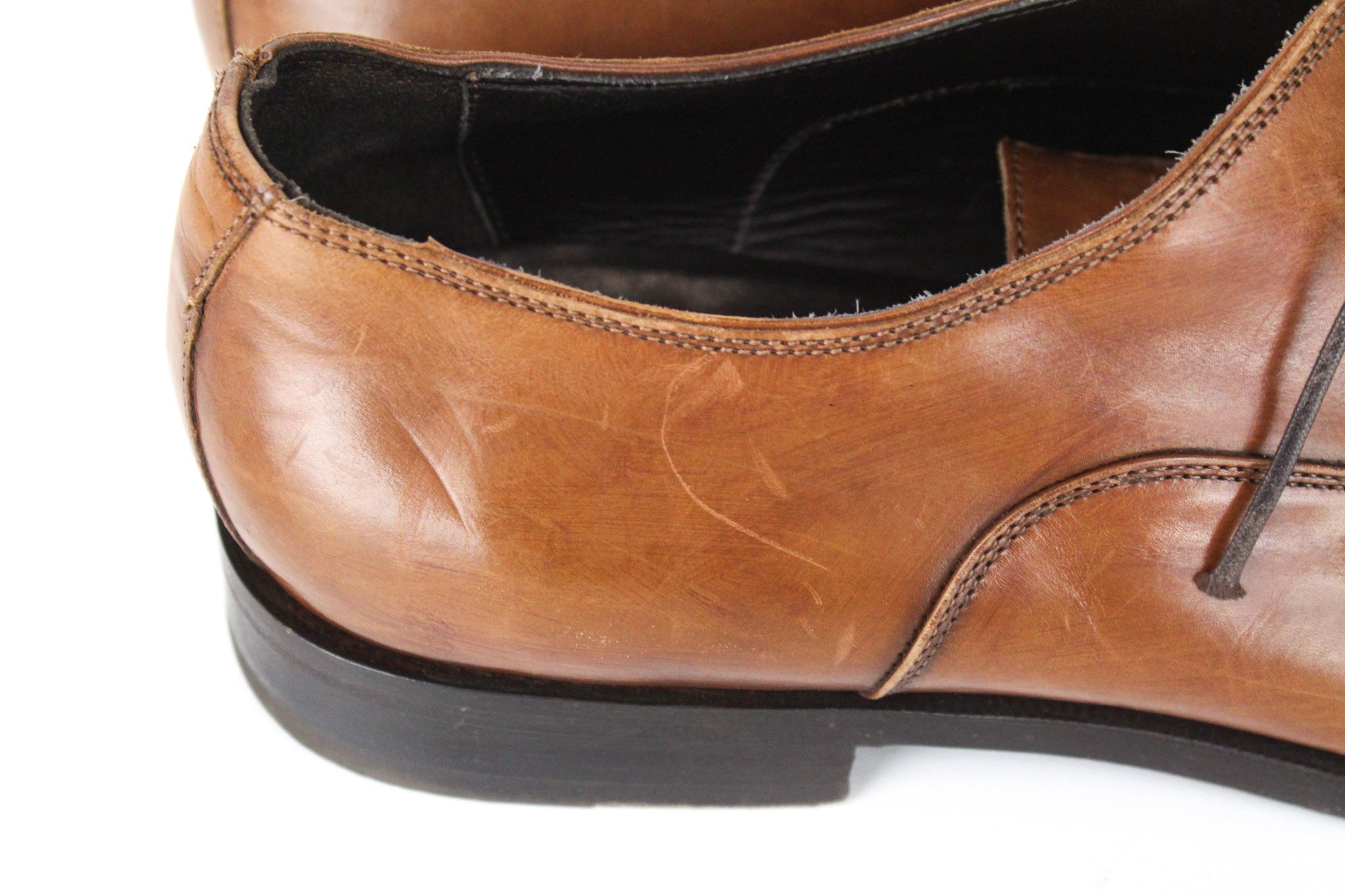 Suitsupply EU44.5 Mid Brown Leather Laced Low-Top 72821 Size US 11.5 / EU 44-45 - 12 Thumbnail