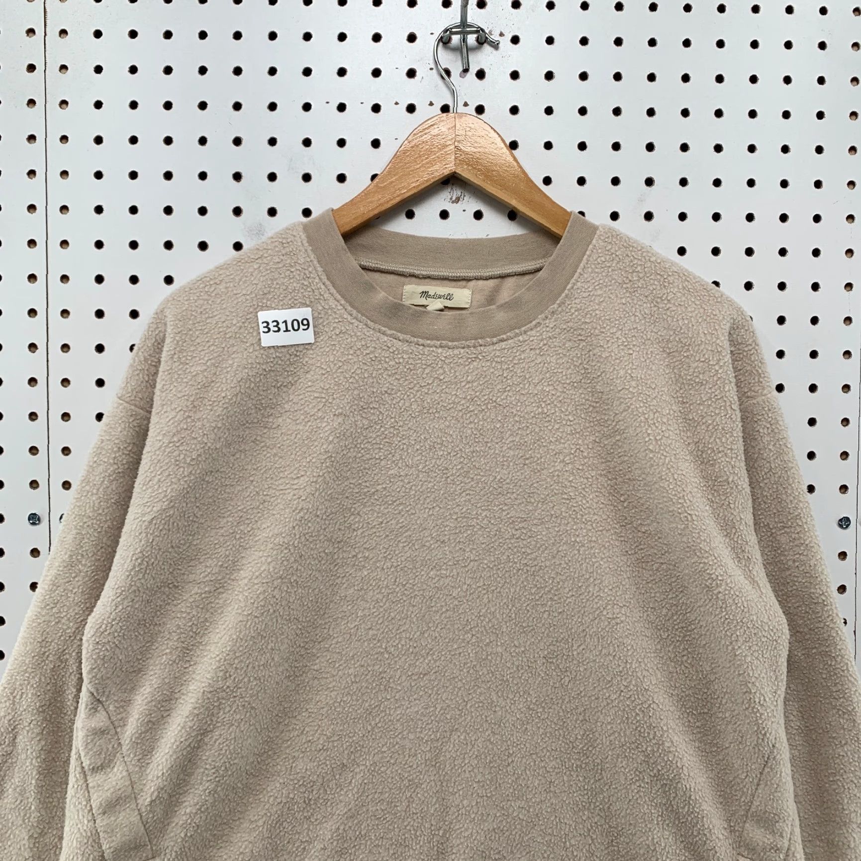 Madewell Madewell Sweater Womens Small Beige Button Pullover Casual Size S / US 4 / IT 40 - 2 Thumbnail