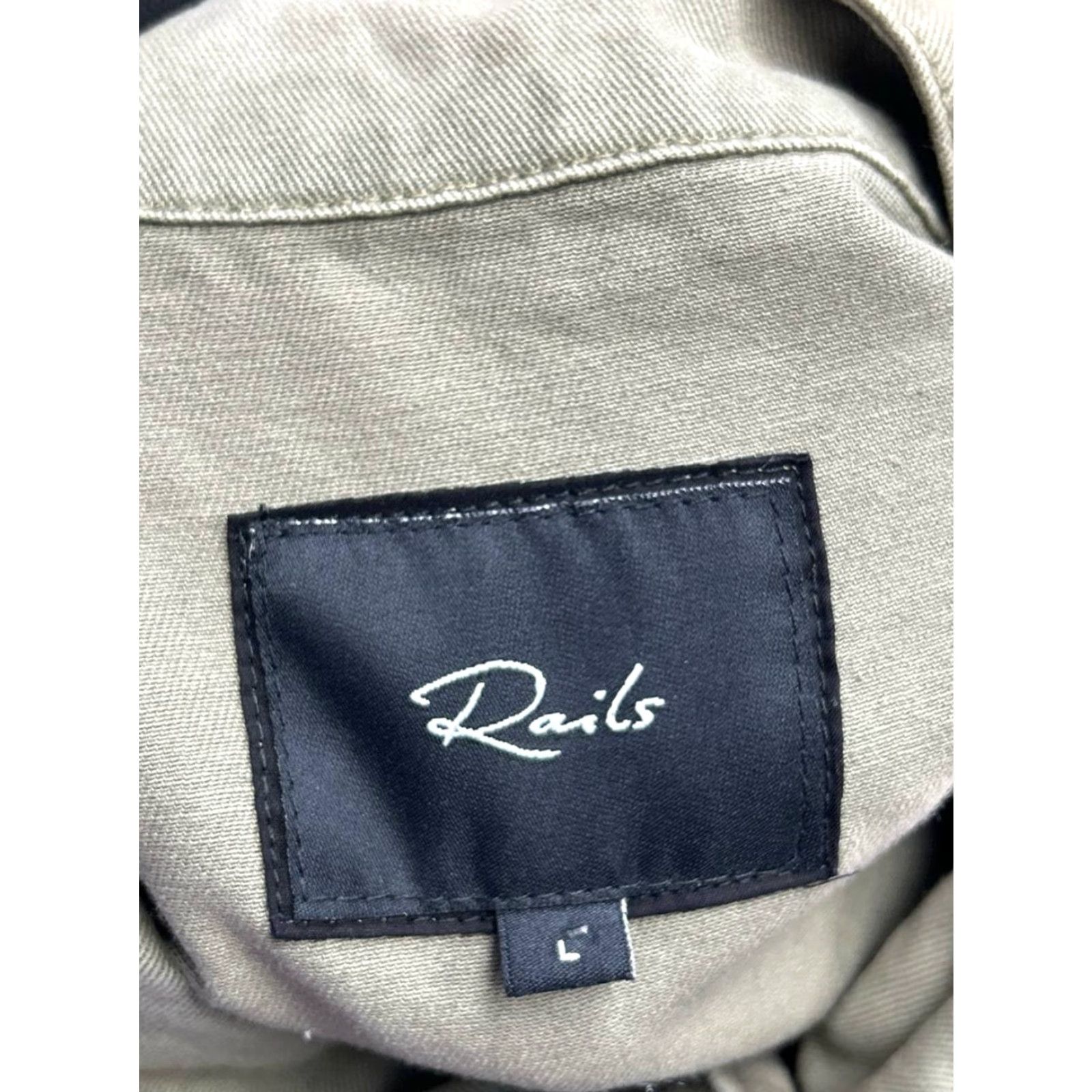 Rails Rails Jacket Womens Large Green Cotton Canvas Parka Size L / US 10 / IT 46 - 3 Thumbnail