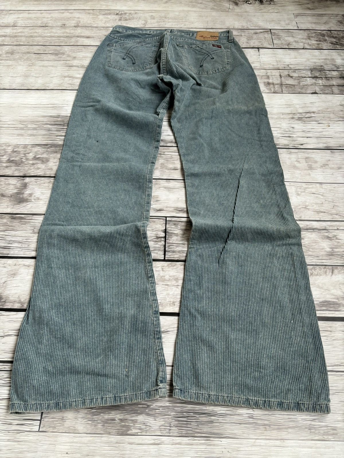 Designer × Hysteric Glamour × Japanese Brand VTG FLARED RICK OWENS EVISU STYLE JAPANESE CORDUROY JEANS Size US 32 / EU 48 - 4 Thumbnail