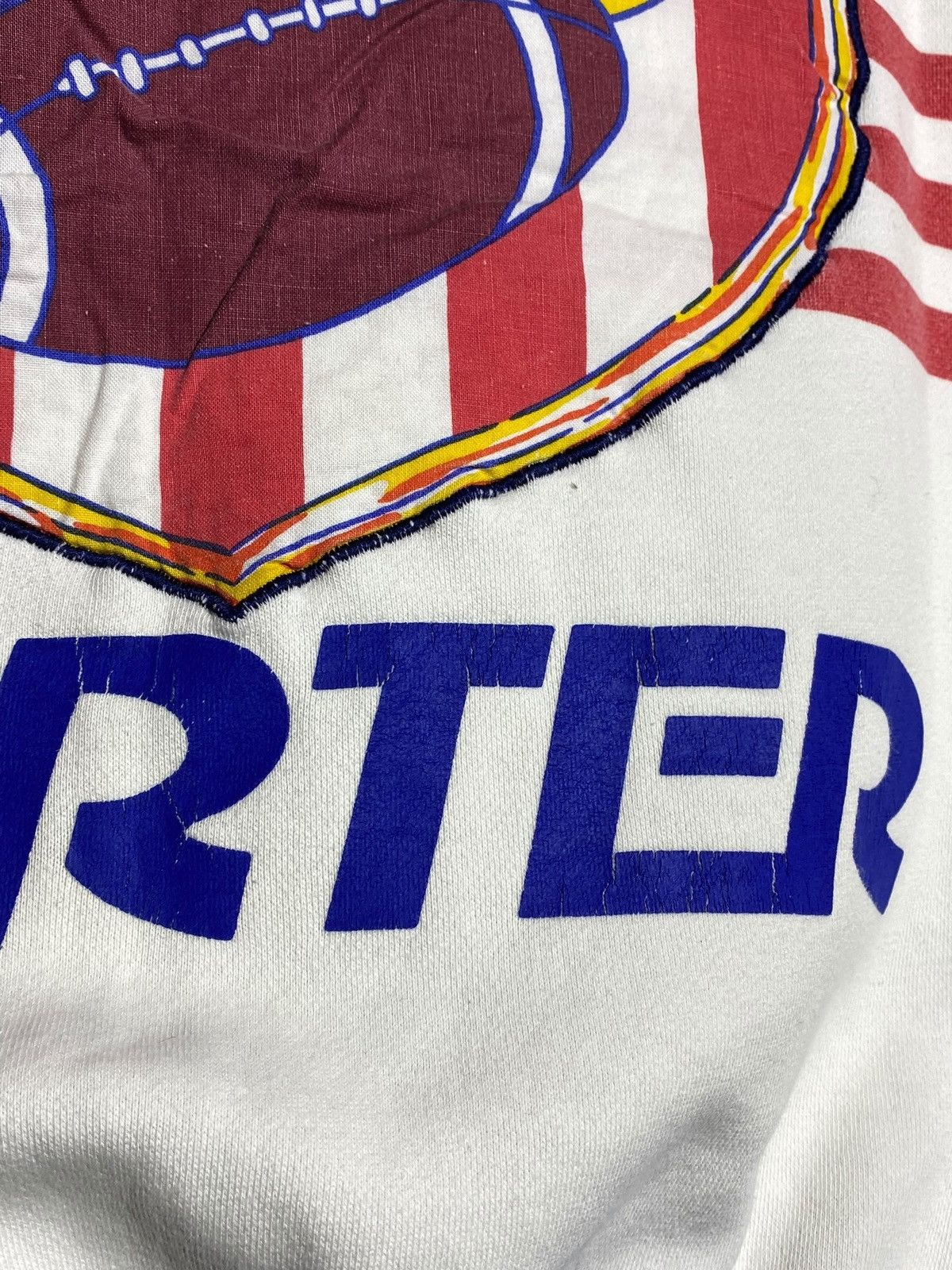 Starter × Vintage Vintage 80s 90s Starter All American Oversized Sweatshirt Size US XL / EU 56 / 4 - 12 Thumbnail