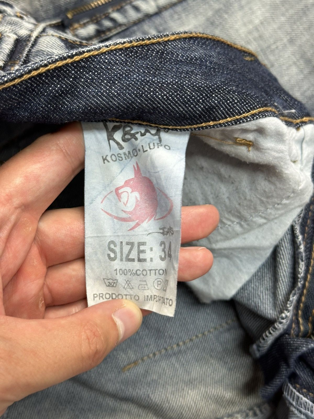 Other Vintage Junya Watanabe Balenciaga Style Denim Jeans Y2K Size US 34 / EU 50 - 14 Thumbnail