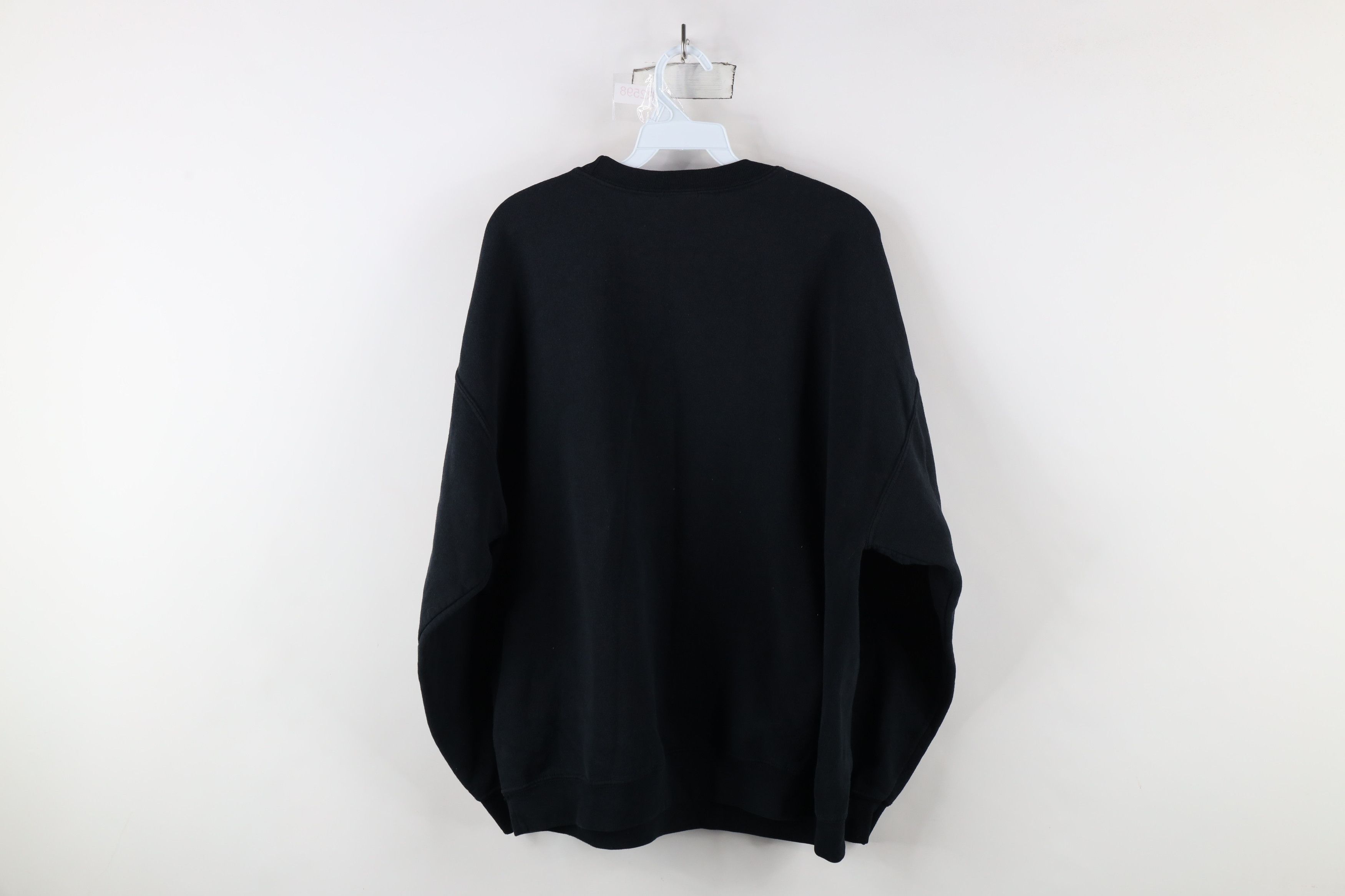 Vintage Vintage 90s Streetwear Eagle Crewneck Sweatshirt Black Size US XL / EU 56 / 4 - 11 Thumbnail