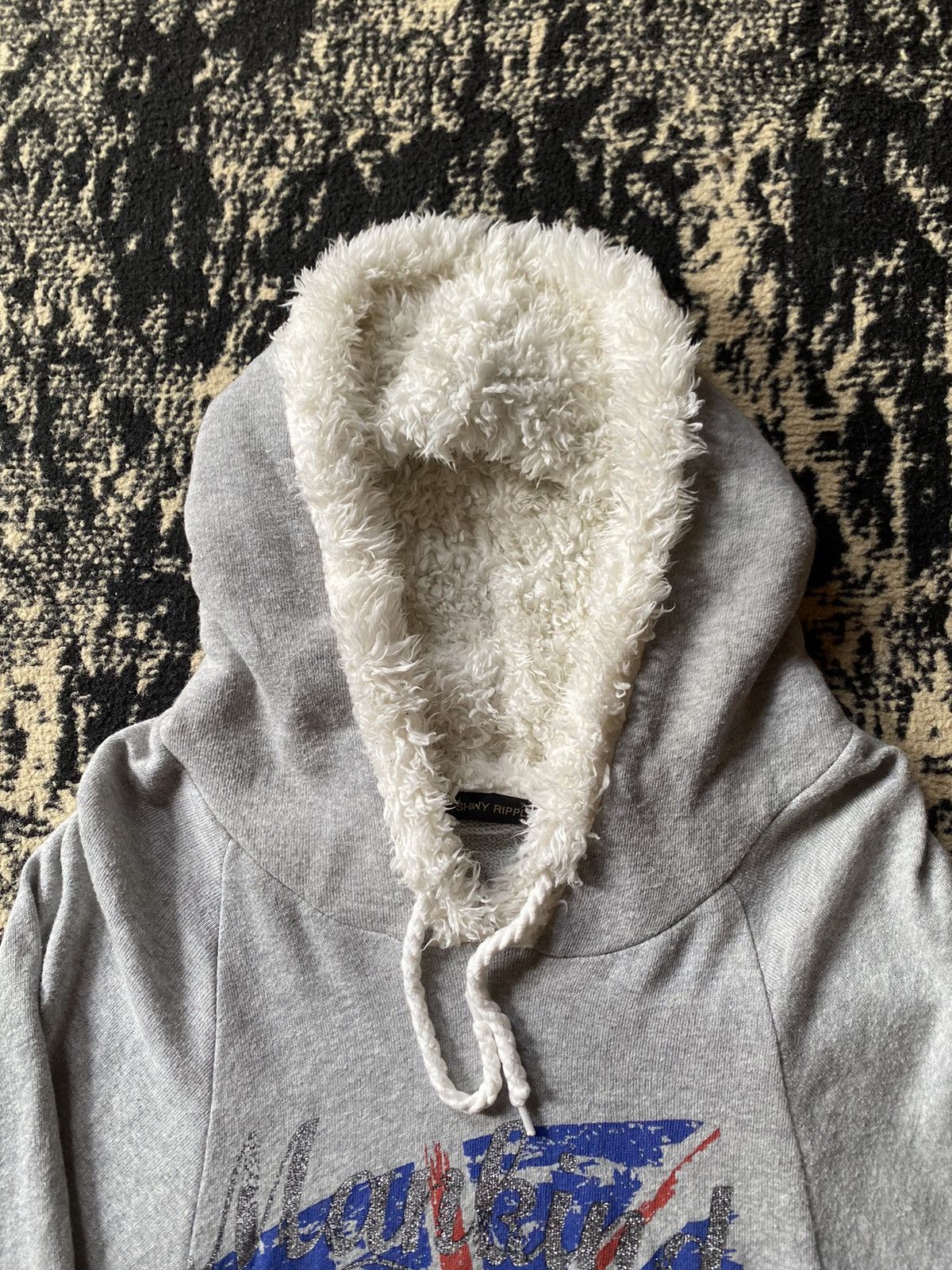 If Six Was Nine Japanes Shine Ripple Fur hoodie Size M / US 6-8 / IT 42-44 - 3 Thumbnail