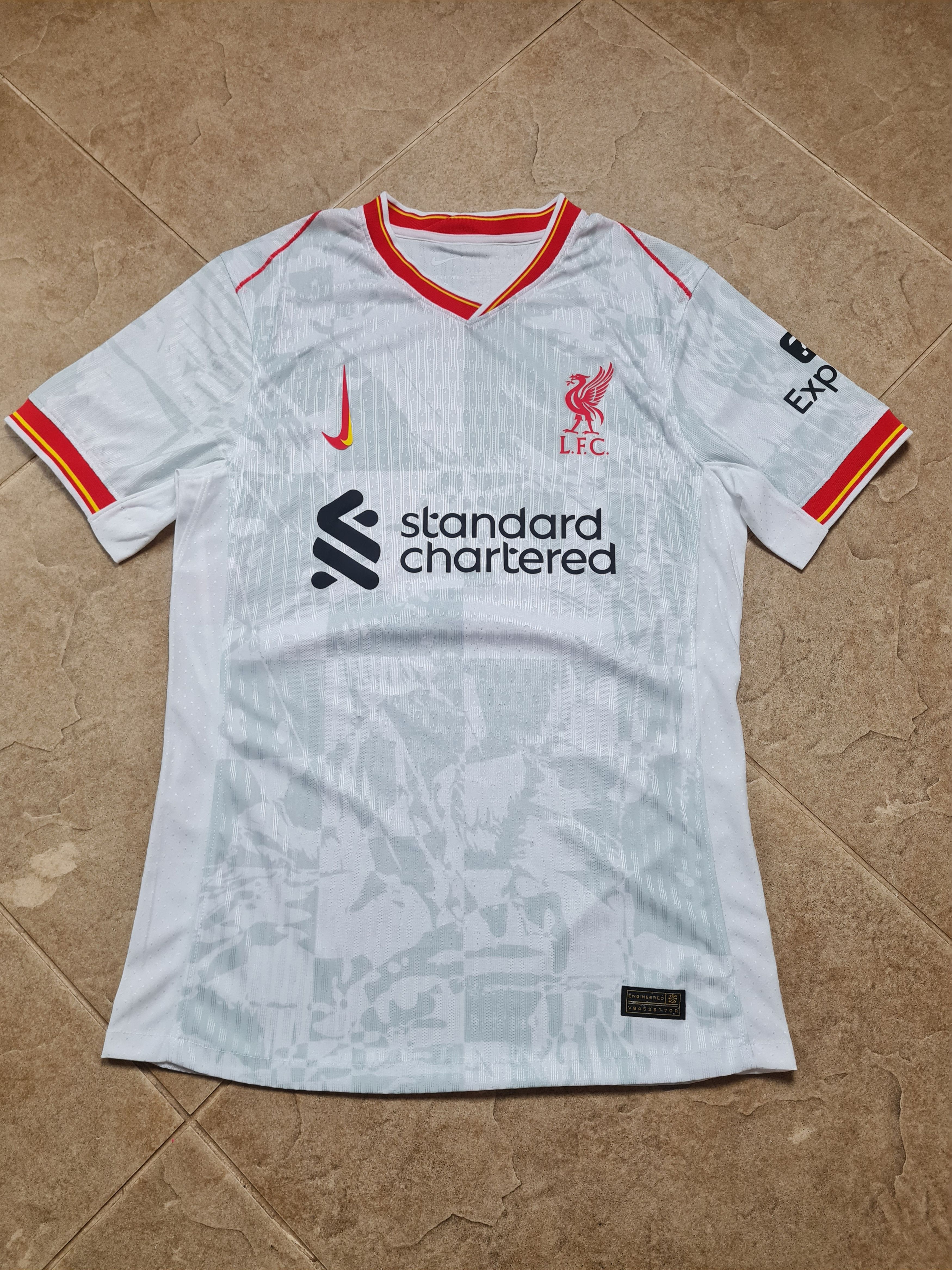 Nike Liverpool FC 2024-25 Third Jersey White Red Size US S / EU 44-46 / 1 - 10 Thumbnail