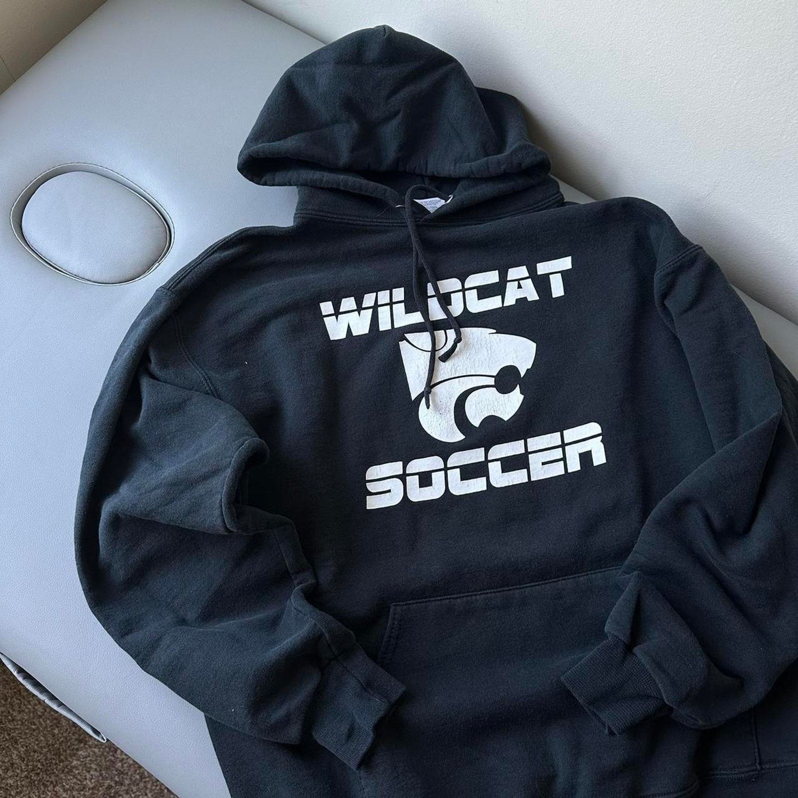 Vintage Vintage 00s jerzees wildcats soccer hoodie Size US L / EU 52-54 / 3 - 4 Thumbnail