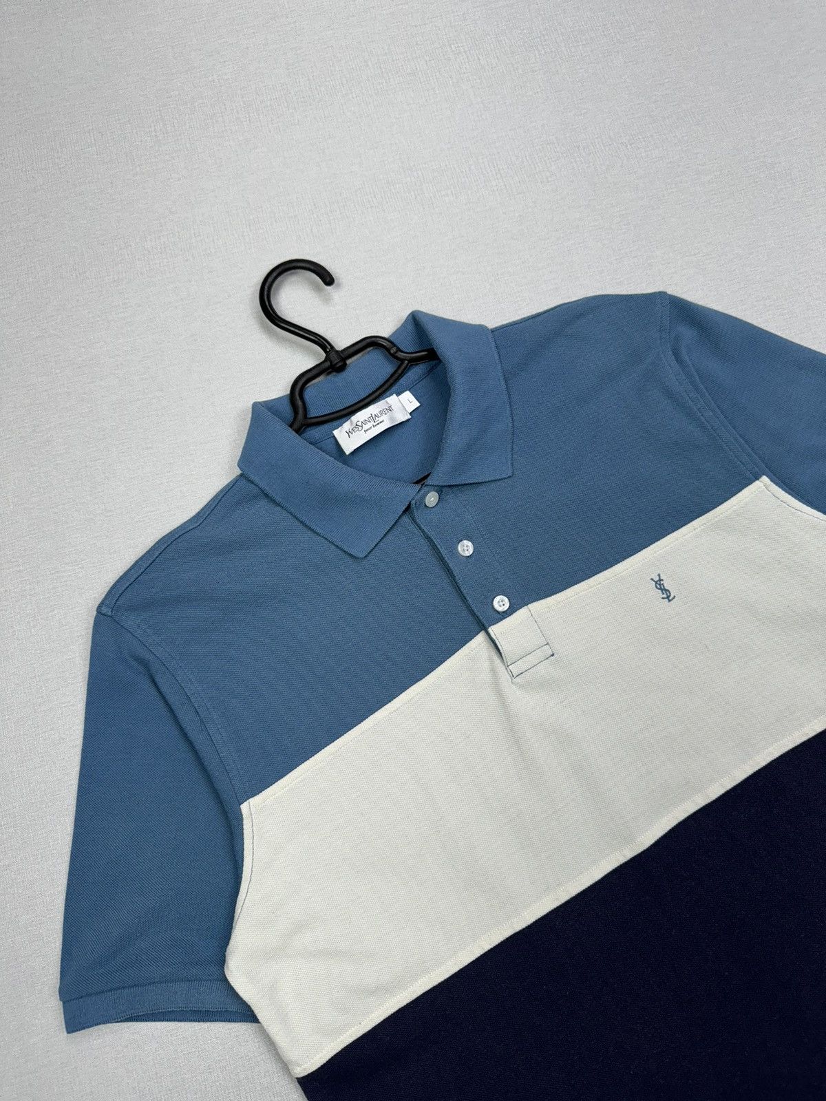 Vintage × Yves Saint Laurent Men’s Vintage Yves Saint Lauren Polo T-Shirt size L Size US L / EU 52-54 / 3 - 2 Thumbnail