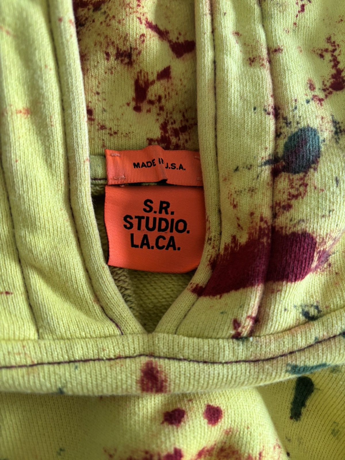 Sterling Ruby Sterling Ruby Oversized Hand Dyed Hoodie Size US M / EU 48-50 / 2 - 6 Thumbnail