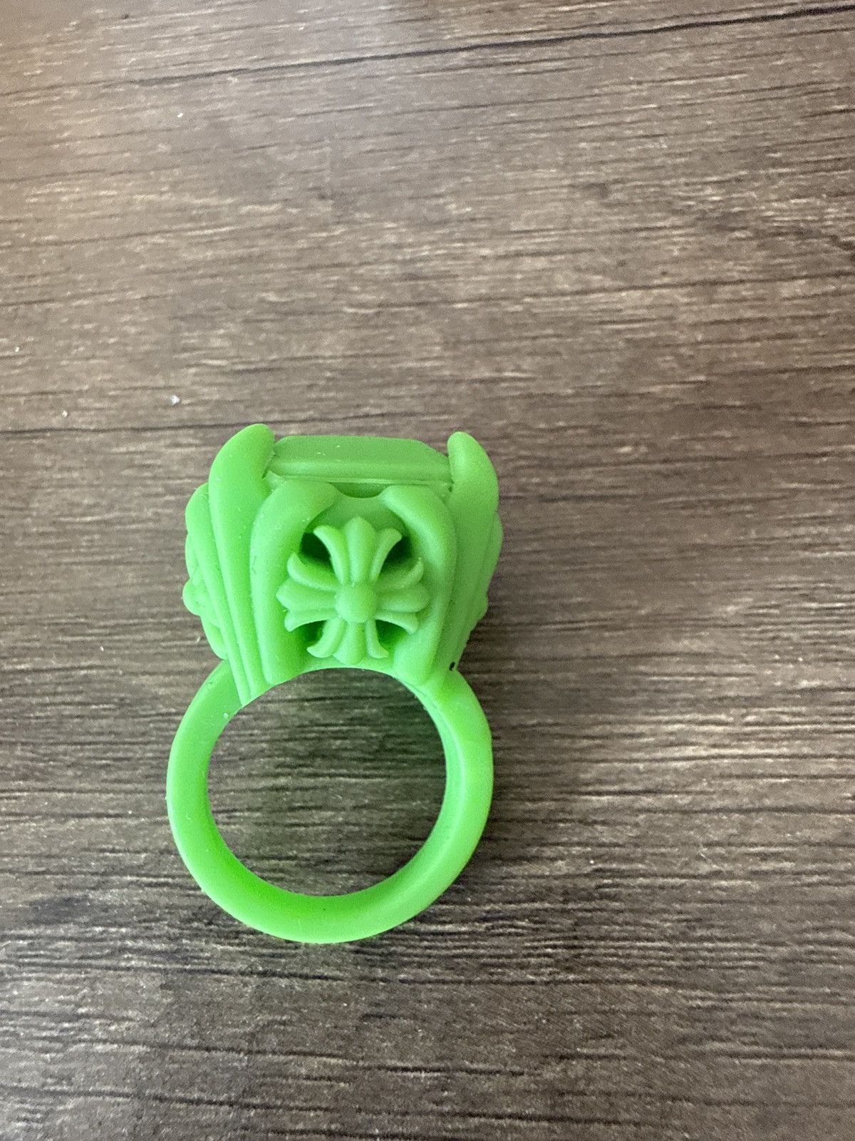 Chrome Hearts one size green silicone ring Size ONE SIZE - 4 Thumbnail