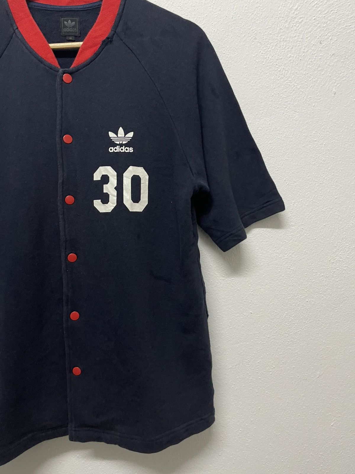 Adidas × Vintage 2000s ADIDAS BASEBALL COTTON JERSEY NEW YORK 30 ANNIVERSARY Size US XS / EU 42 / 0 - 3 Thumbnail