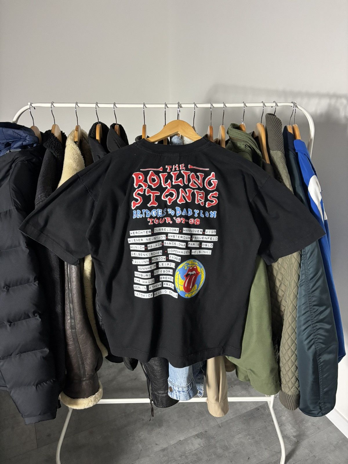 The Rolling Stones Vintage 1990’s The Rolling Stones Bridges to Babylon T-shirt Size US L / EU 52-54 / 3 - 2 Thumbnail