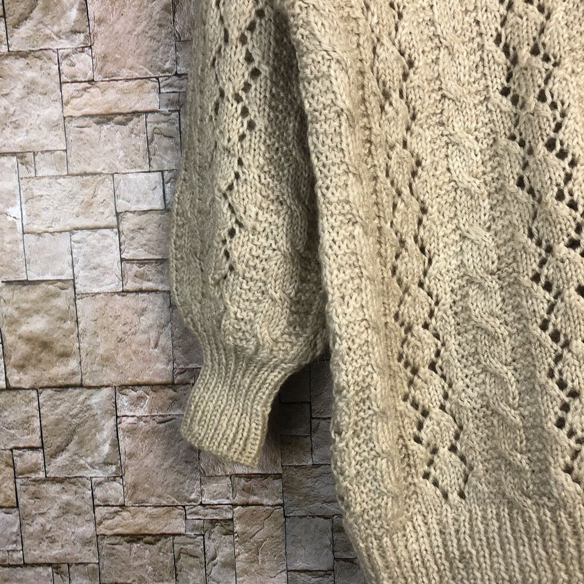Homespun Knitwear × Japanese Brand Japanese Brand Brown Knitwear vintage cardigan #A192 Size S / US 4 / IT 40 - 7 Thumbnail