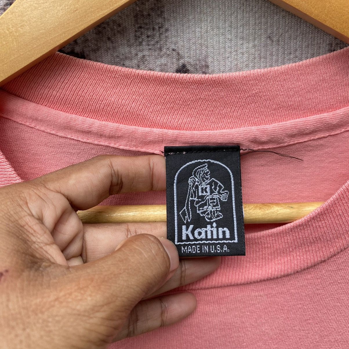 Katin × Vintage Vintage 90s Katin Surfboards Shirt Back Hit Katin Surf Size US L / EU 52-54 / 3 - 13 Thumbnail