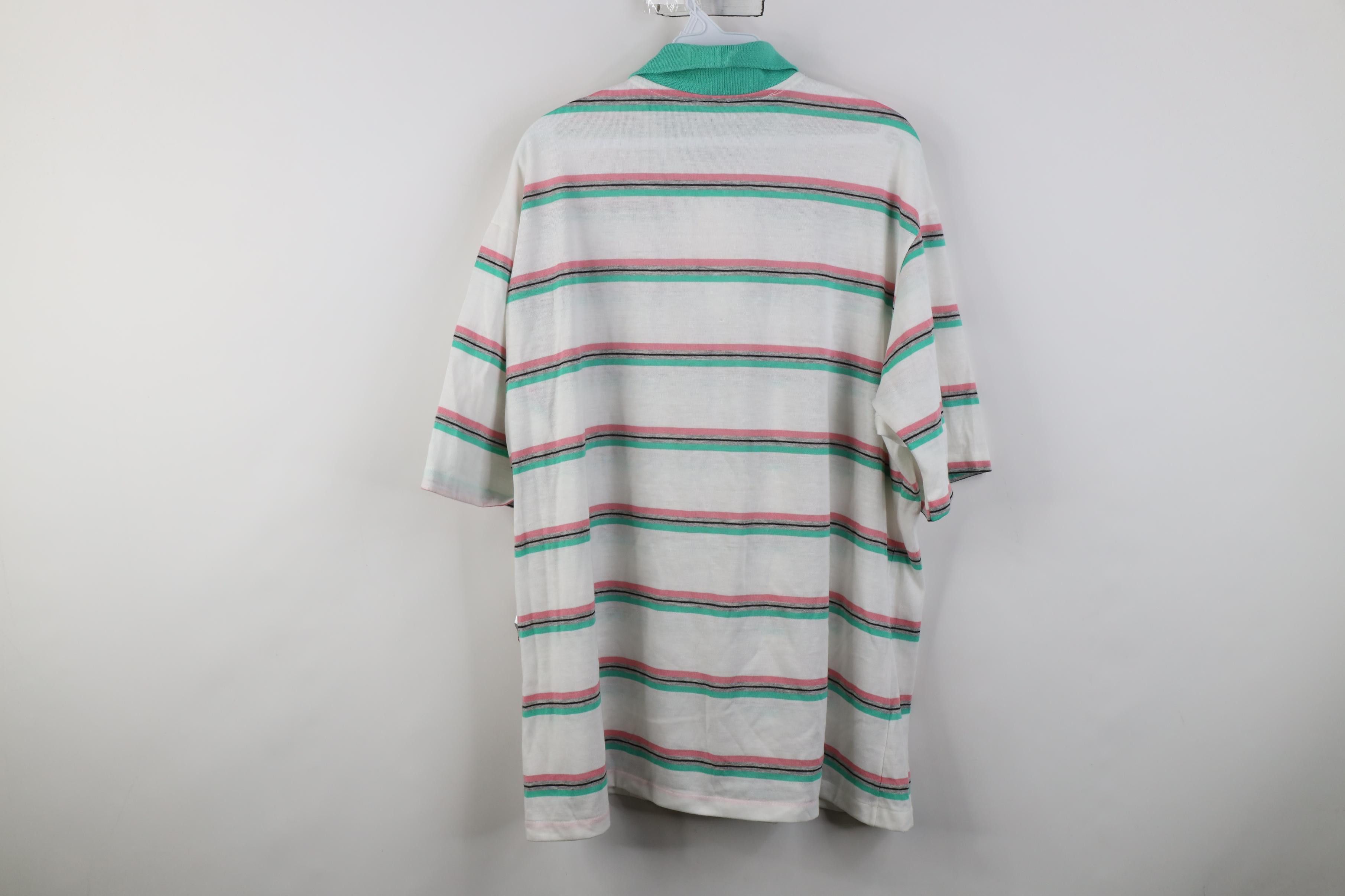 Vintage Deadstock Vintage 80s Streetwear Knit Golf Polo Shirt USA Size US XXL / EU 58 / 5 - 9 Thumbnail