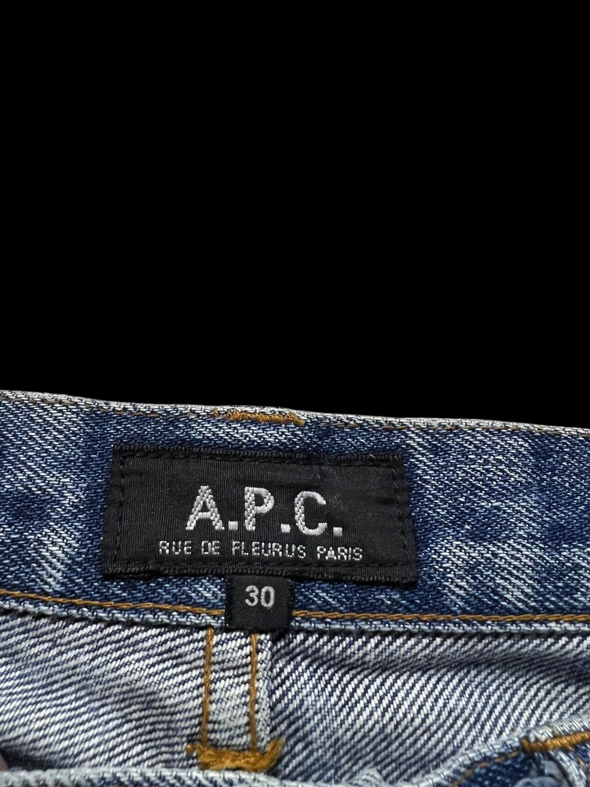 A.P.C. × If Six Was Nine 💥Selvedge Rare💥Vintage A.P.C Distress Washed Selvedge Jeans Size US 28 / EU 44 - 16 Thumbnail