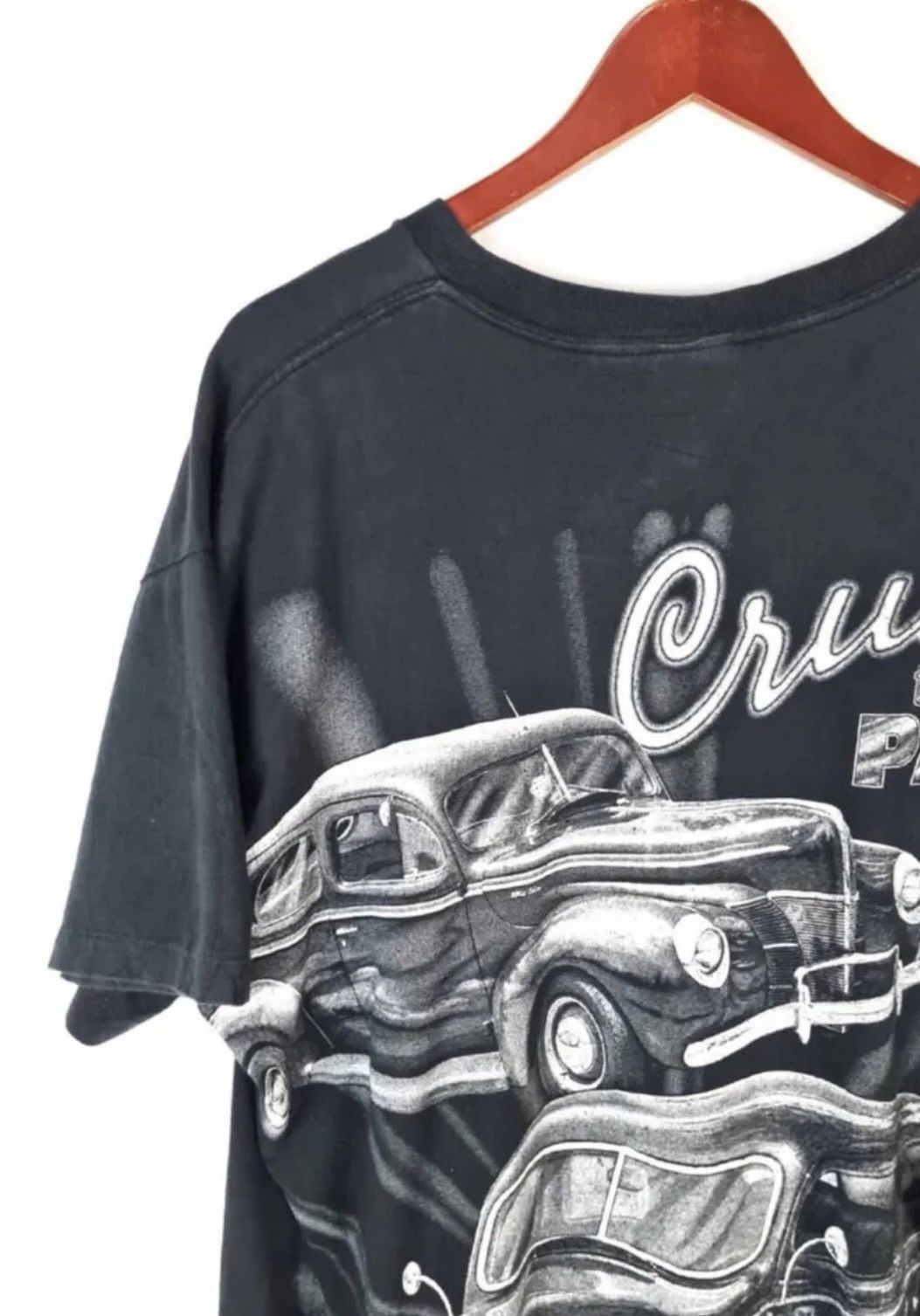 Vintage Intage cruise past vintage tshirt classic cars 90s single Size US XXL / EU 58 / 5 - 6 Thumbnail