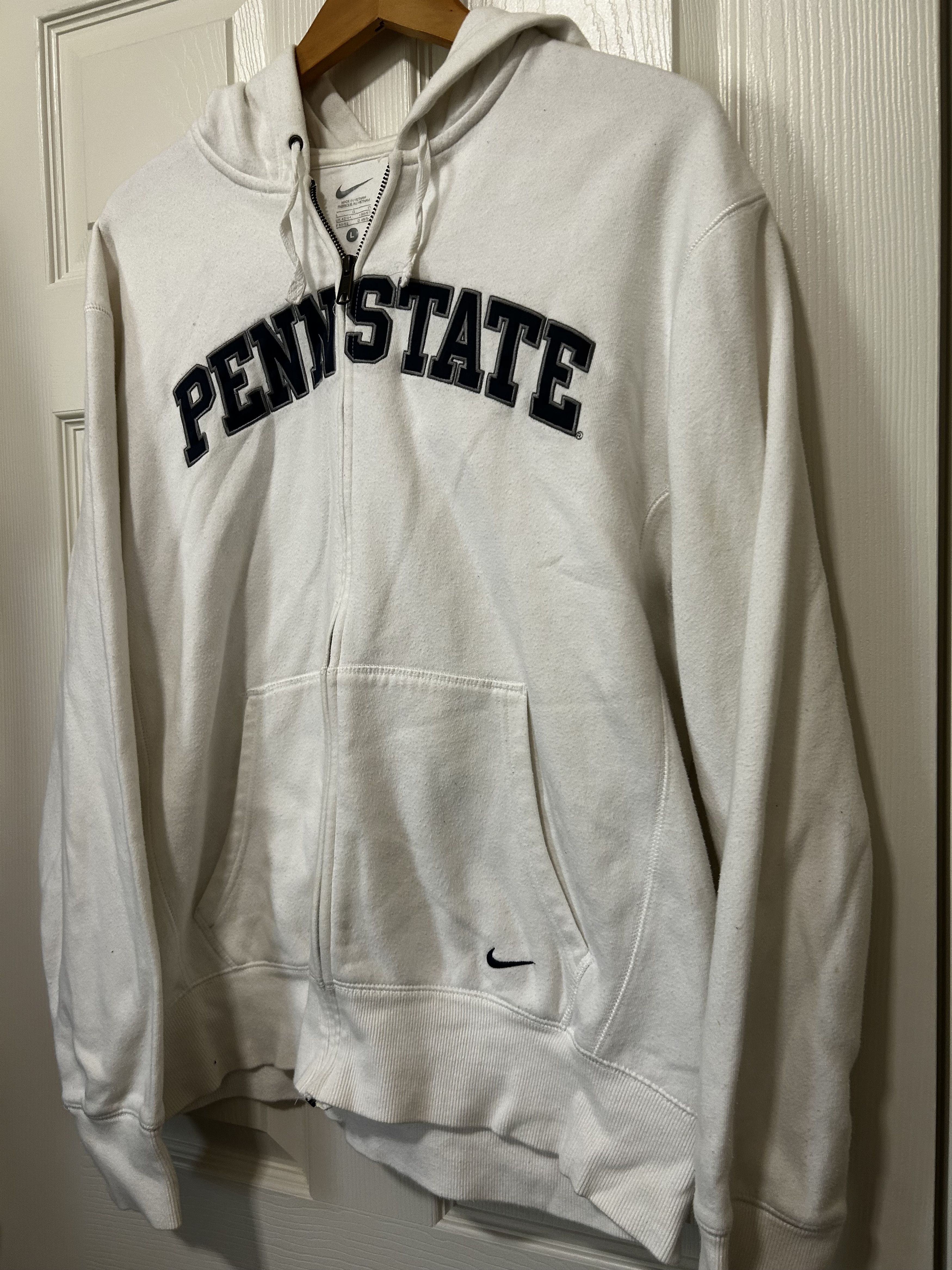 Nike Nike Penn State Nittany Lions Full Zip Sweatshirt Y2K L Size US L / EU 52-54 / 3 - 3 Thumbnail