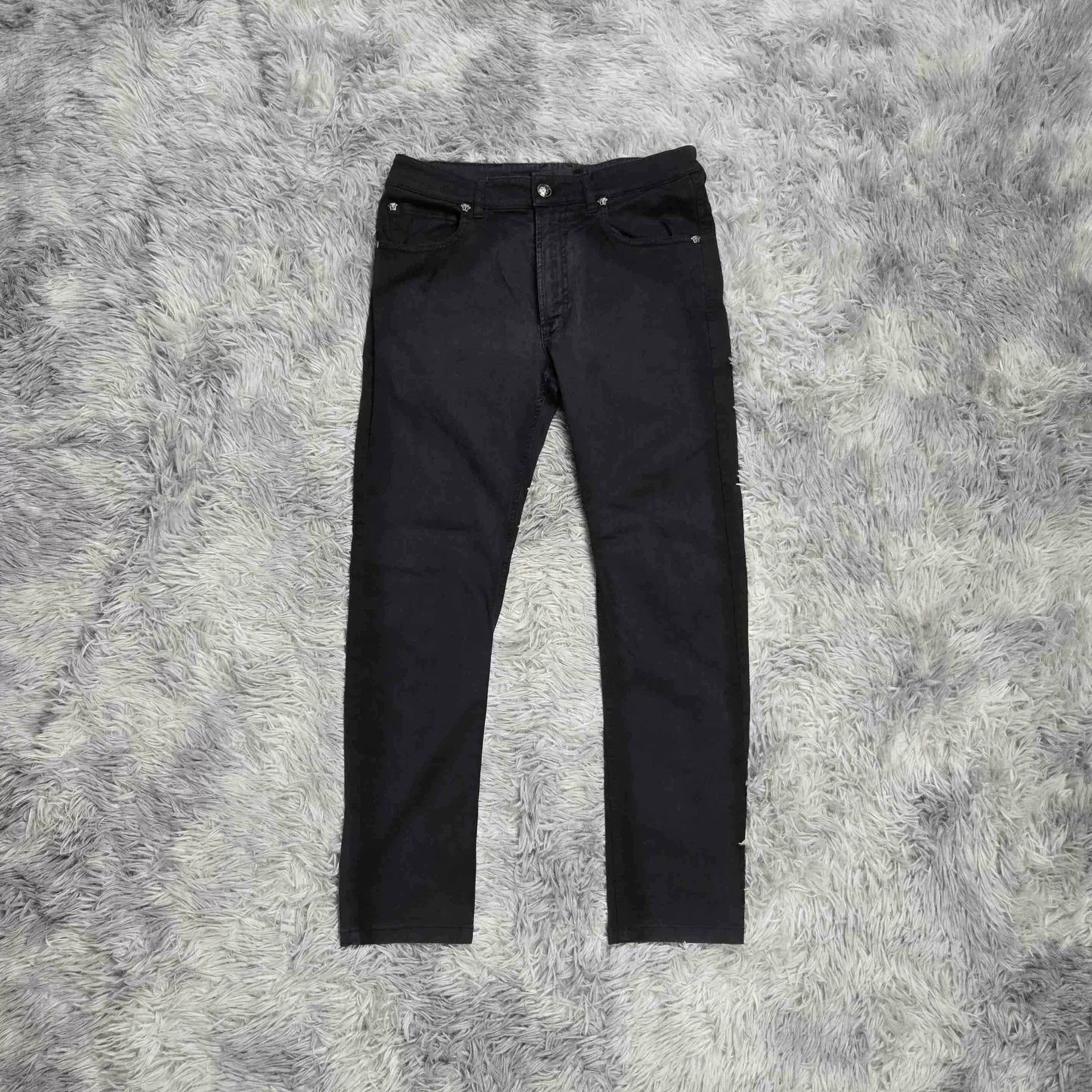 Versace Versace Gold Denim Jeans Casual Size US 30 / EU 46 - 1 Thumbnail