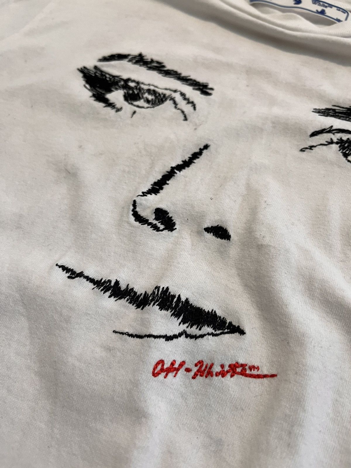 Off-White Off-White Pivot Woman Gaze Tee Virgil Abloh Size US M / EU 48-50 / 2 - 3 Thumbnail