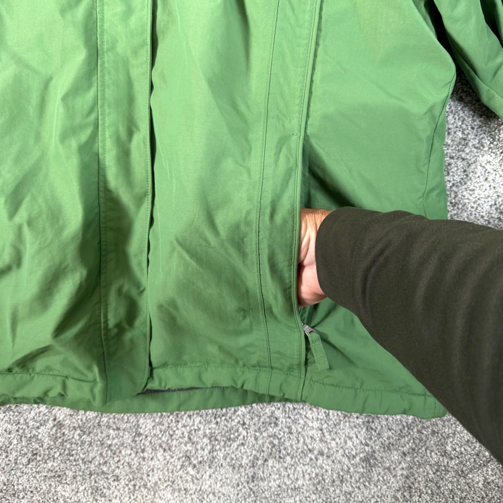 Lands' End Lands' End Jacket Boys Large Tall 14-16 Green The Squall Waterproof Hooded Ski Size XL / US 12-14 / IT 48-50 - 6 Thumbnail