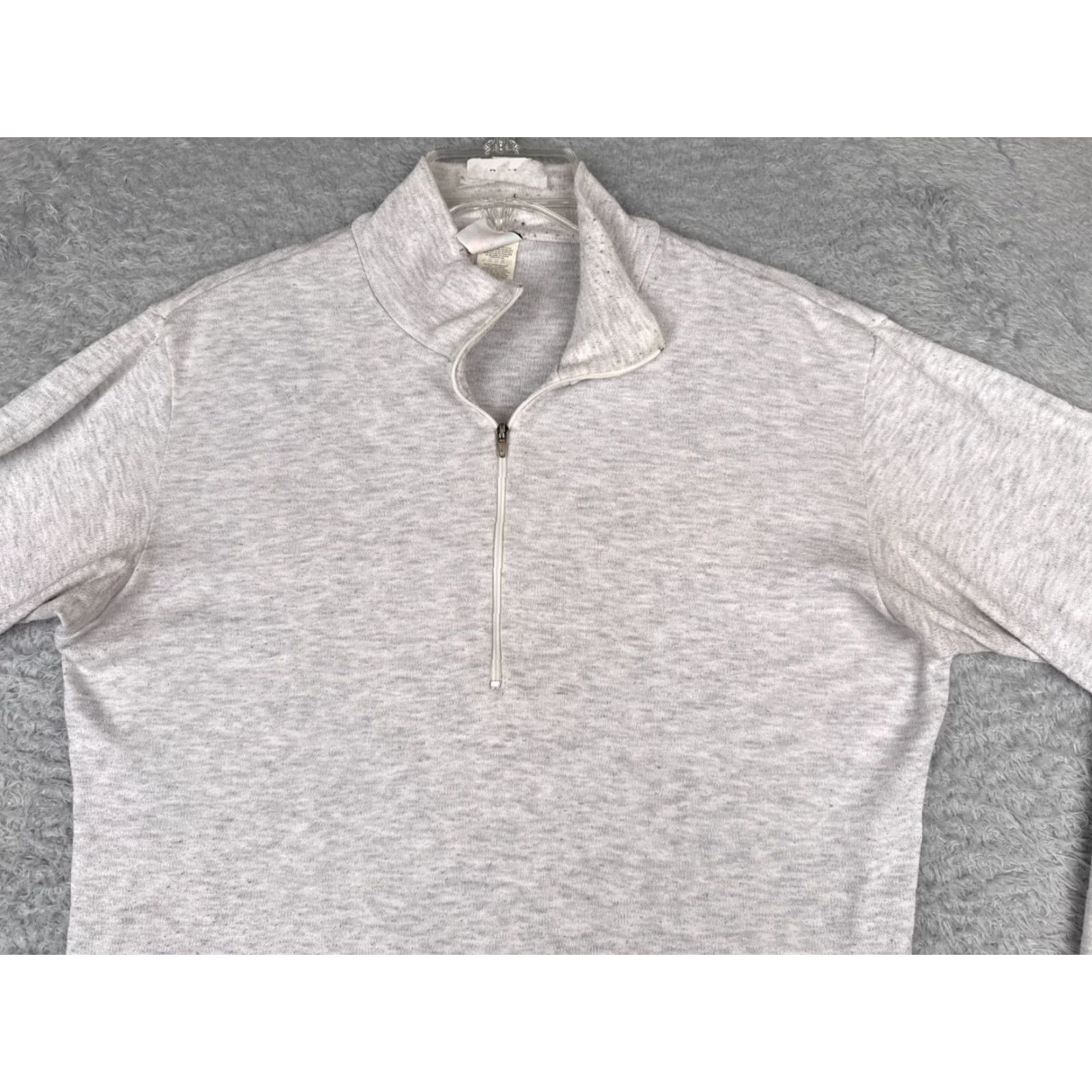 Patagonia VINTAGE Patagonia Shirt Mens M Gray 1/4 Zip Capiline US Made Long Sleeve Size US M / EU 48-50 / 2 - 4 Thumbnail
