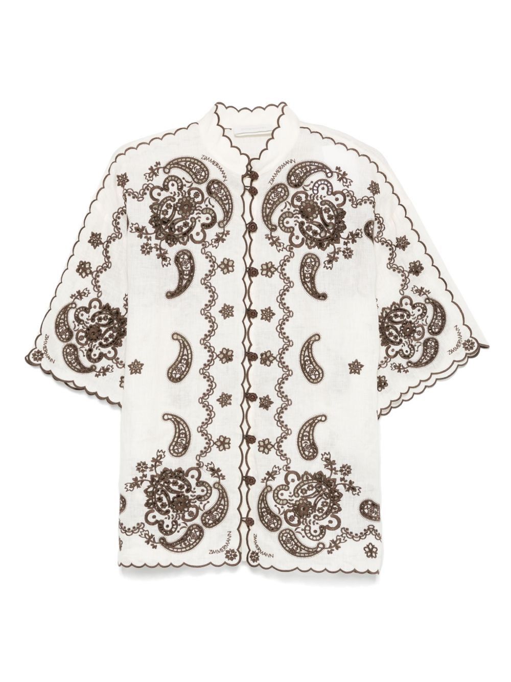 Zimmermann ASCENSION EMBROIDERED SHIRT Size M / US 6-8 / IT 42-44 - 1 Thumbnail