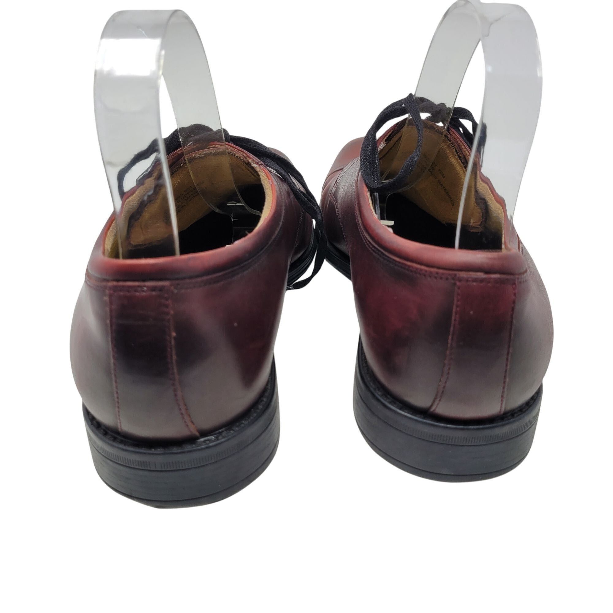 Florsheim Florsheim Mens Oxblood Burgundy Leather Cap Toe Oxford Shoes Size US 10 / EU 43 - 10 Thumbnail