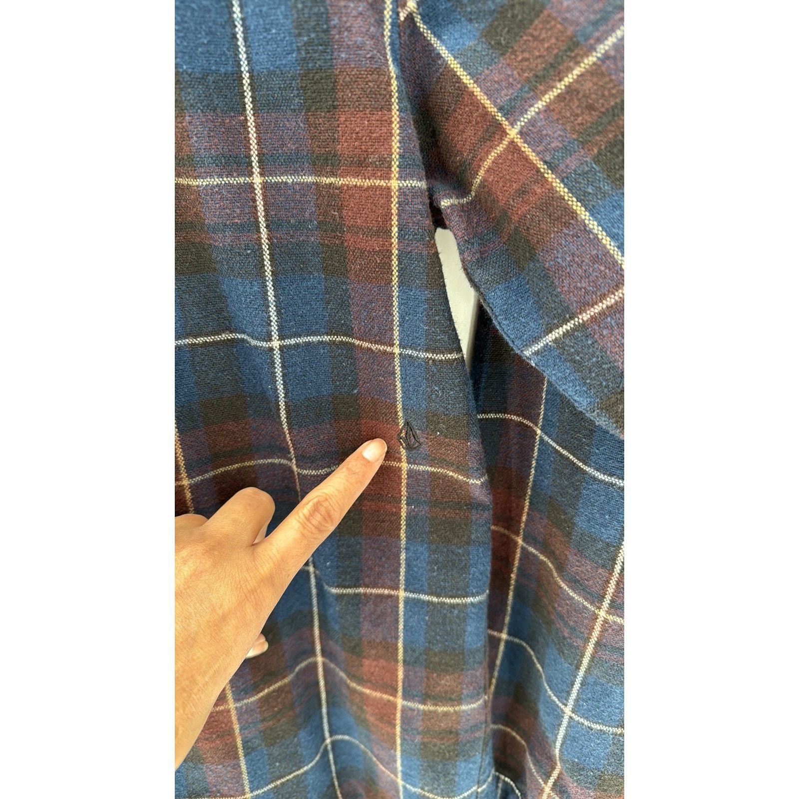Volcom Volcom Men's Lumberg Long Sleeve Flannel Shirt sz xl cotton Size US XL / EU 56 / 4 - 7 Thumbnail