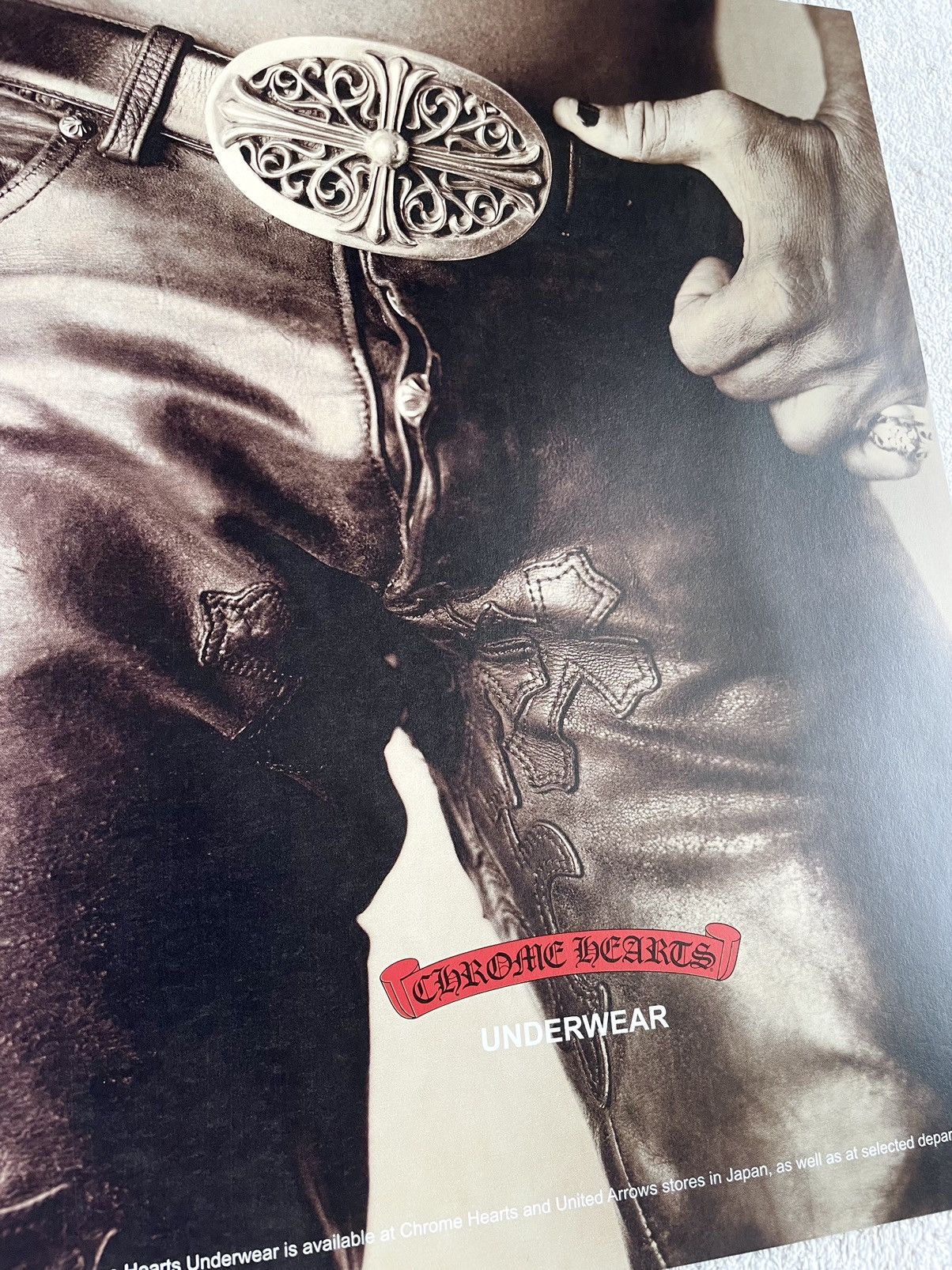 Chrome Hearts Chrome Hearts vintage “Underwear” 8x11 photo cutout Poster Size ONE SIZE - 2 Thumbnail