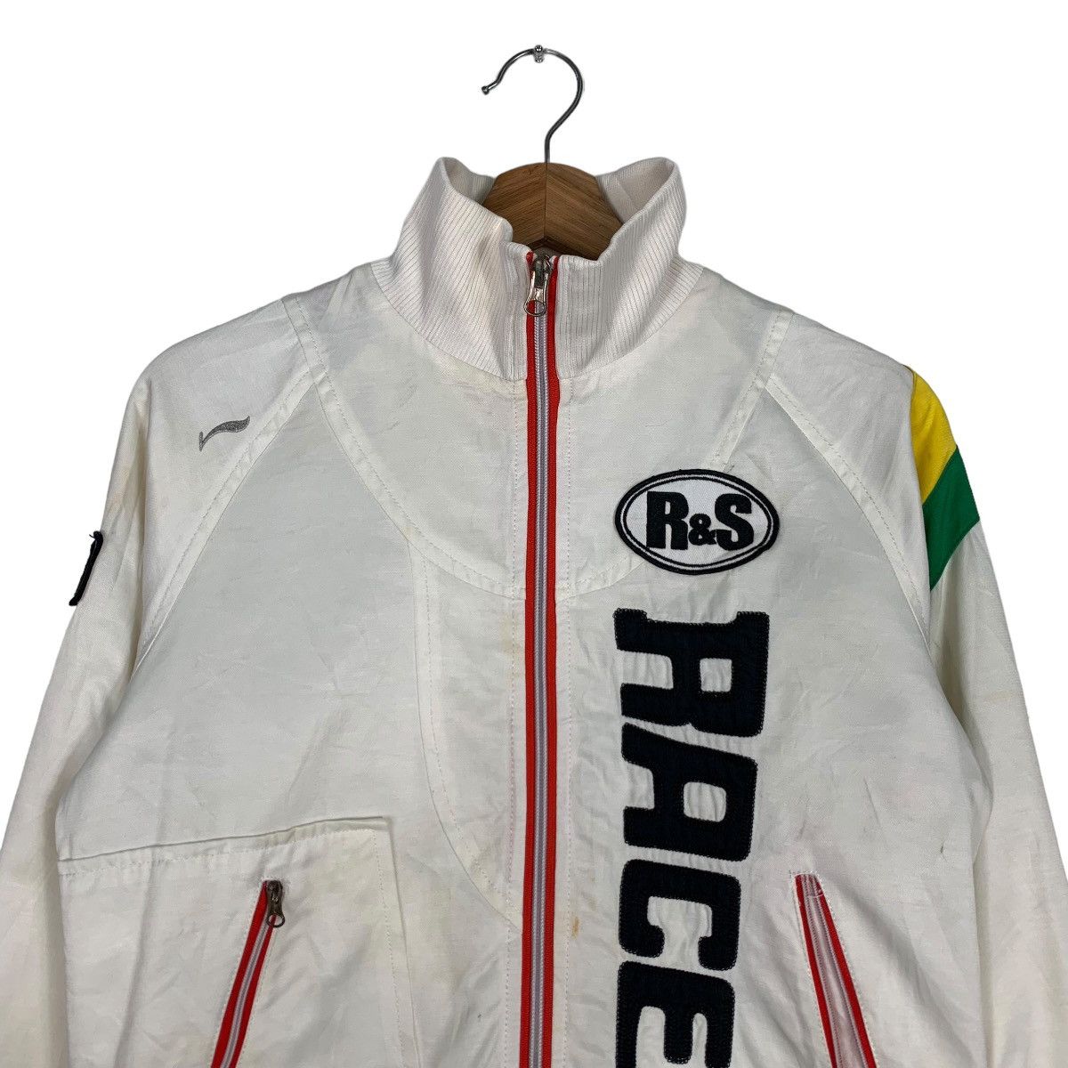 Japanese Brand R&S RACE BIG LOGO ZIPPER JACKET #0079-C5 Size US S / EU 44-46 / 1 - 3 Thumbnail