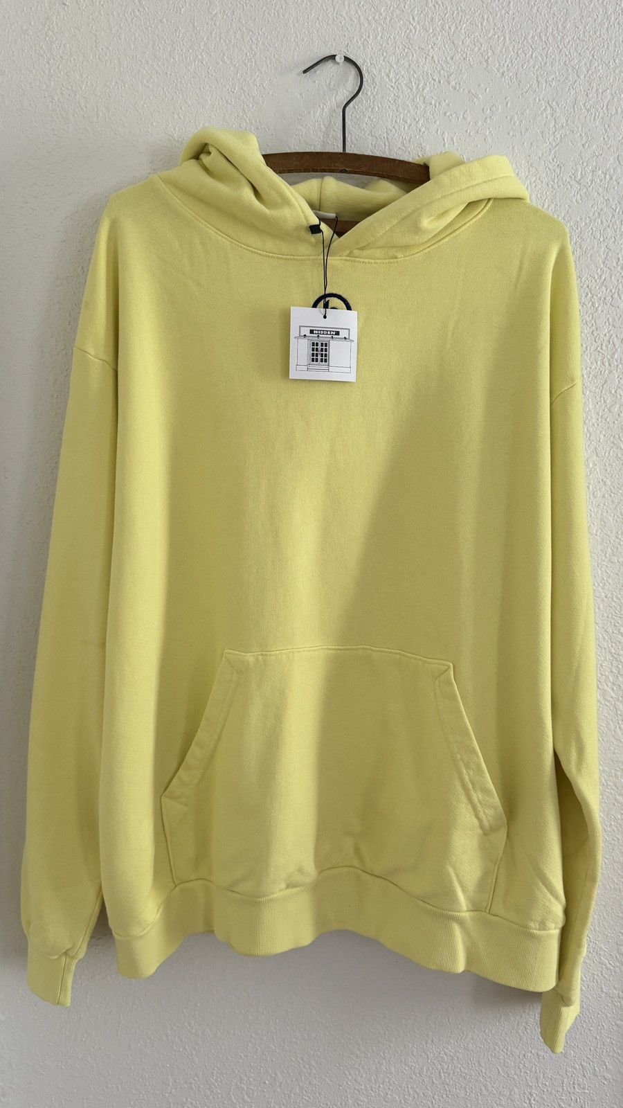 HIDDEN HIDDEN Mini H Hoodie Chartreuse Yellow Large Size US L / EU 52-54 / 3 - 1 Thumbnail