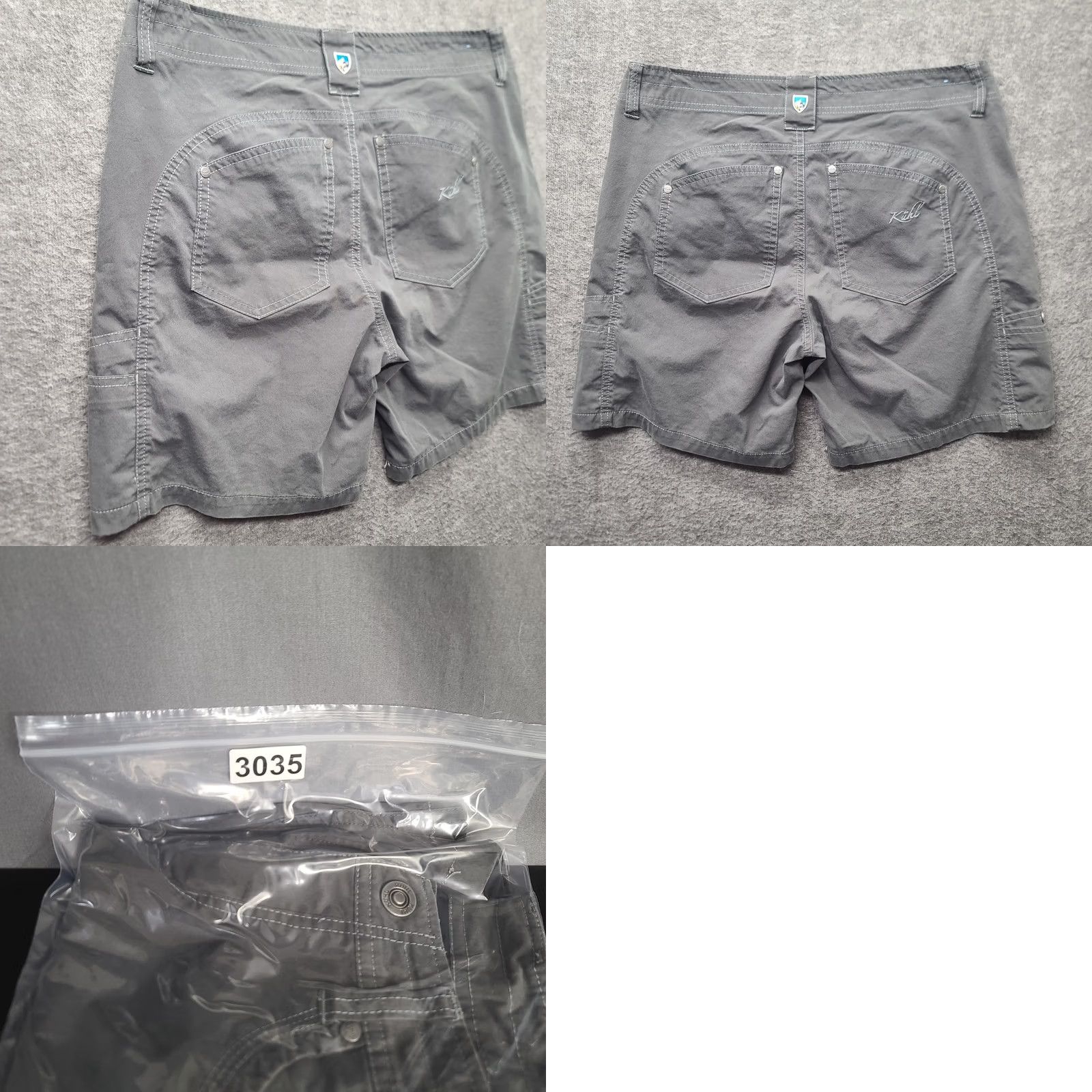 Vintage Kuhl Shorts Womens 8 Cargo Pocket Cotton Nylon Spandex Canvas Relaxed Mid Rise Gray Outdoor Hiking PT Size 30" / US 8 / IT 44 - 9 Thumbnail