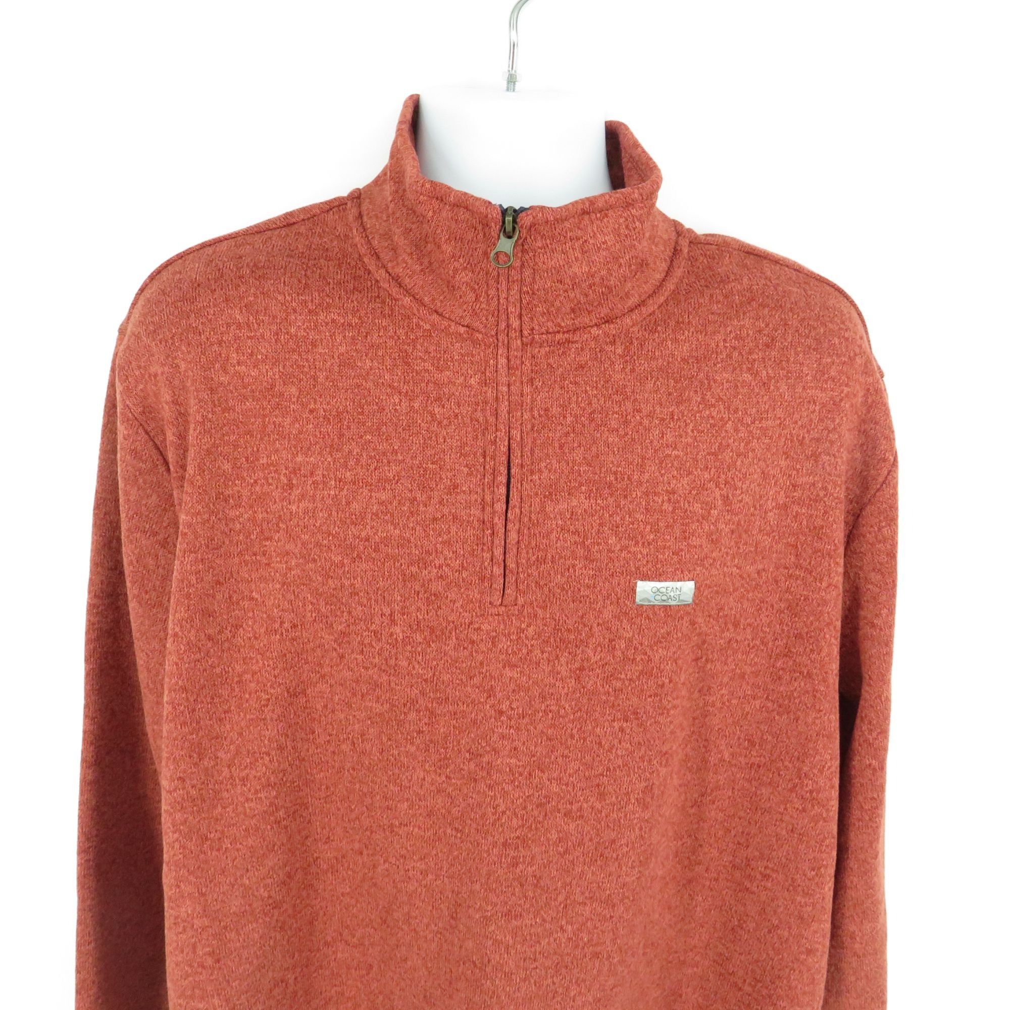 Other Ocean Coast Big & Tall Camper Red Quarter Zip Pullover Sweat Size US L / EU 52-54 / 3 - 3 Thumbnail