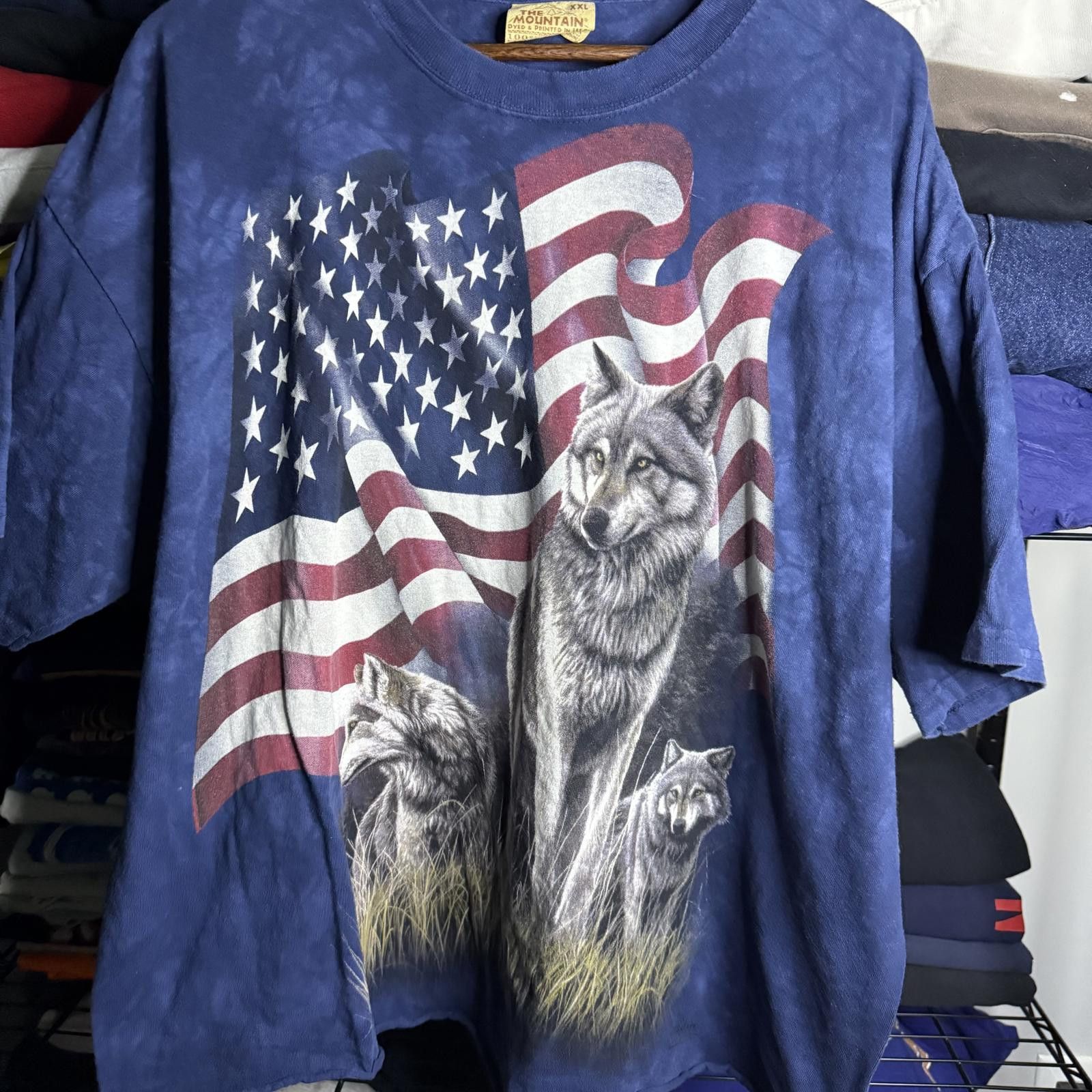 The Mountain Vintage Mountain Wolf USA T-shirt Size US XXL / EU 58 / 5 - 2 Thumbnail