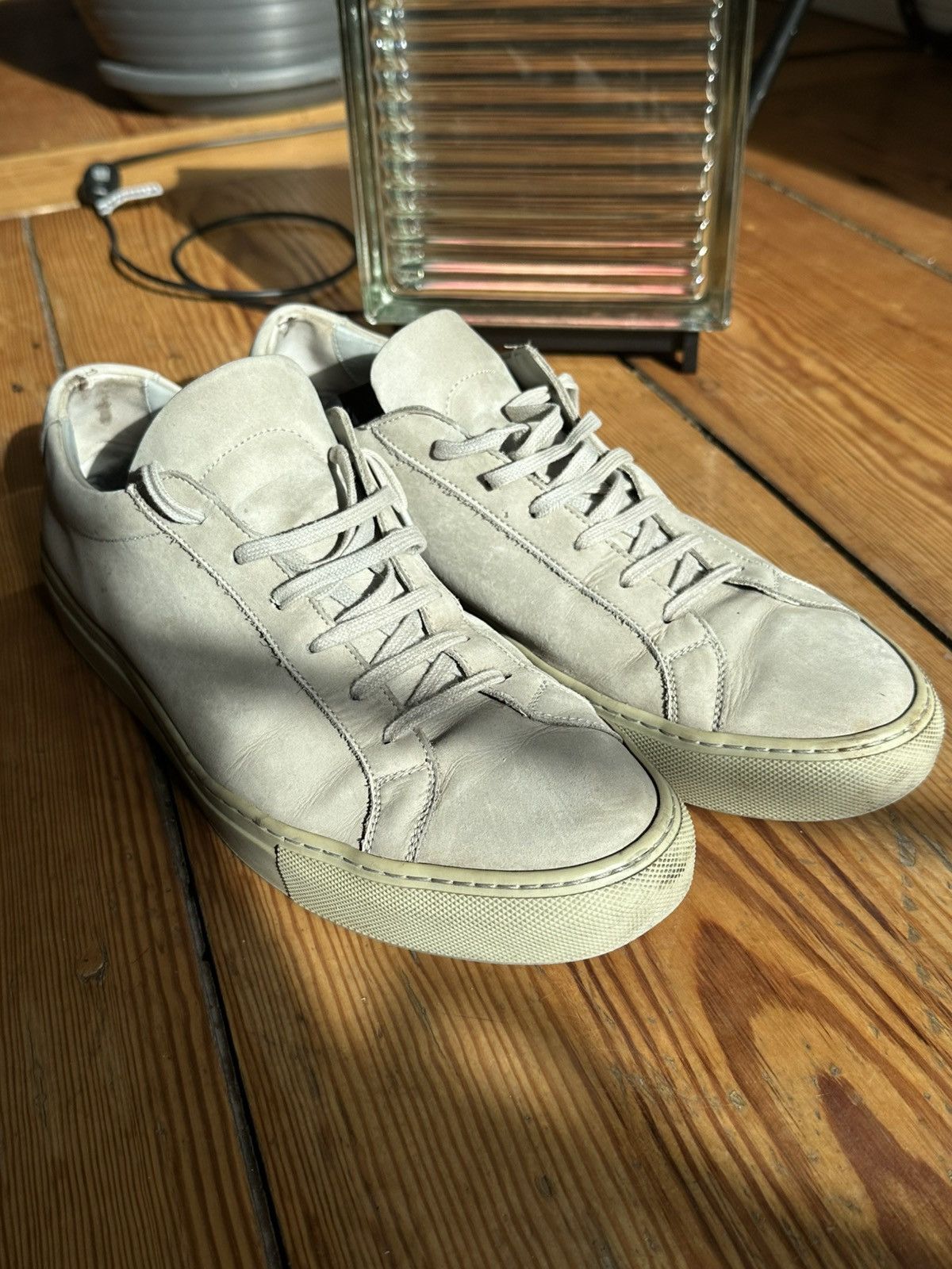 Common Projects COMMON PROJECTS Achilles Low White Size US 12 / EU 45 - 1 Thumbnail