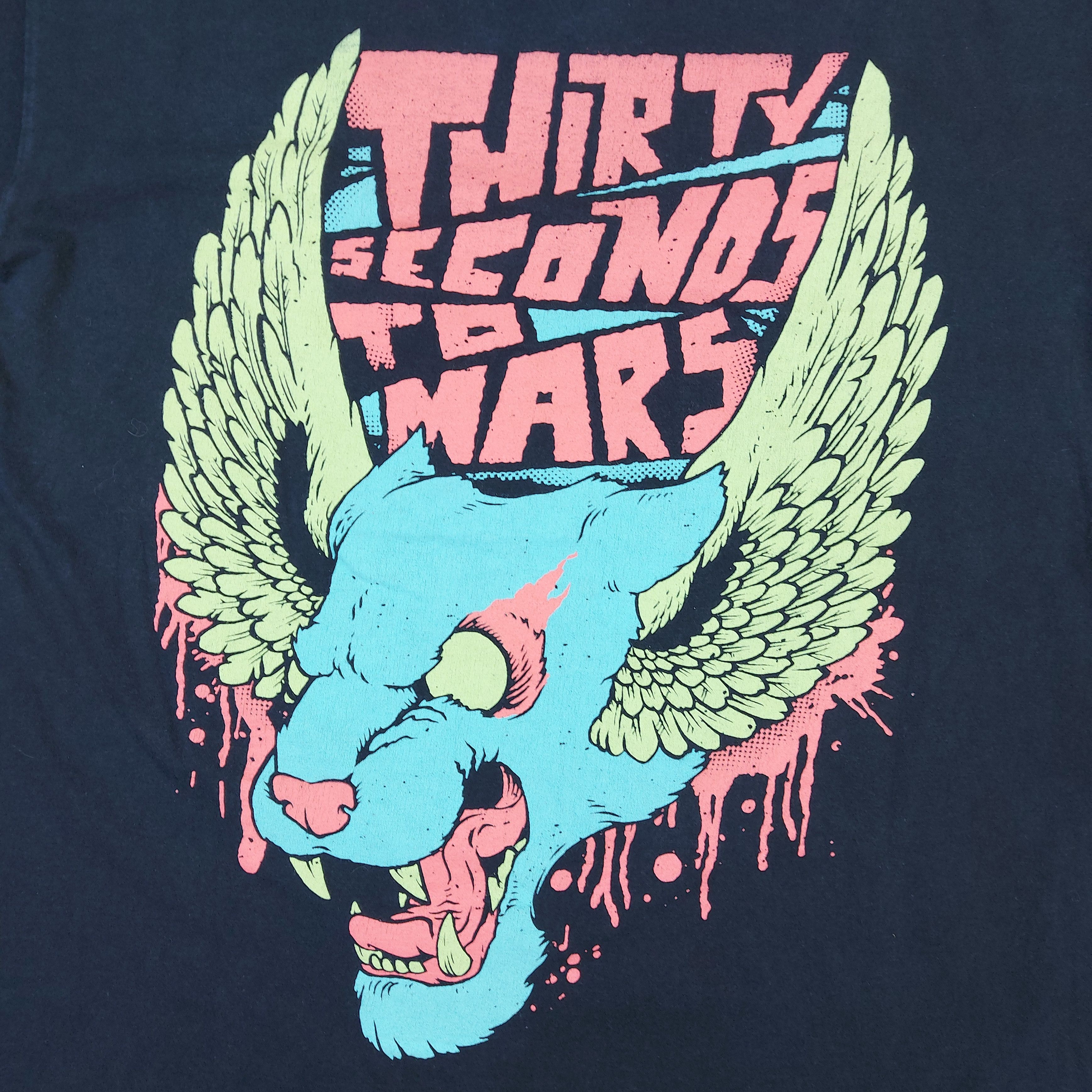 Band Tees Vintage Y2K Thirty Seconds to Mars Band MySpace Era TEE Size US M / EU 48-50 / 2 - 4 Thumbnail