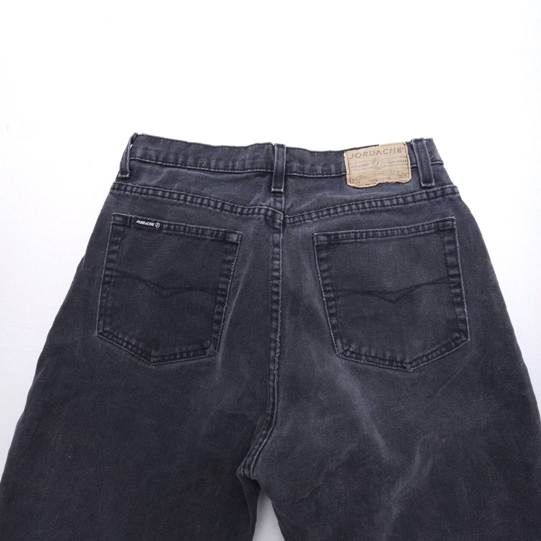 Jordache VINTAGE Jordache Jeans Size 31 Black High Rise Denim 90s Y2K 2000s Womens Size 24" / US 00 / IT 34 - 3 Thumbnail