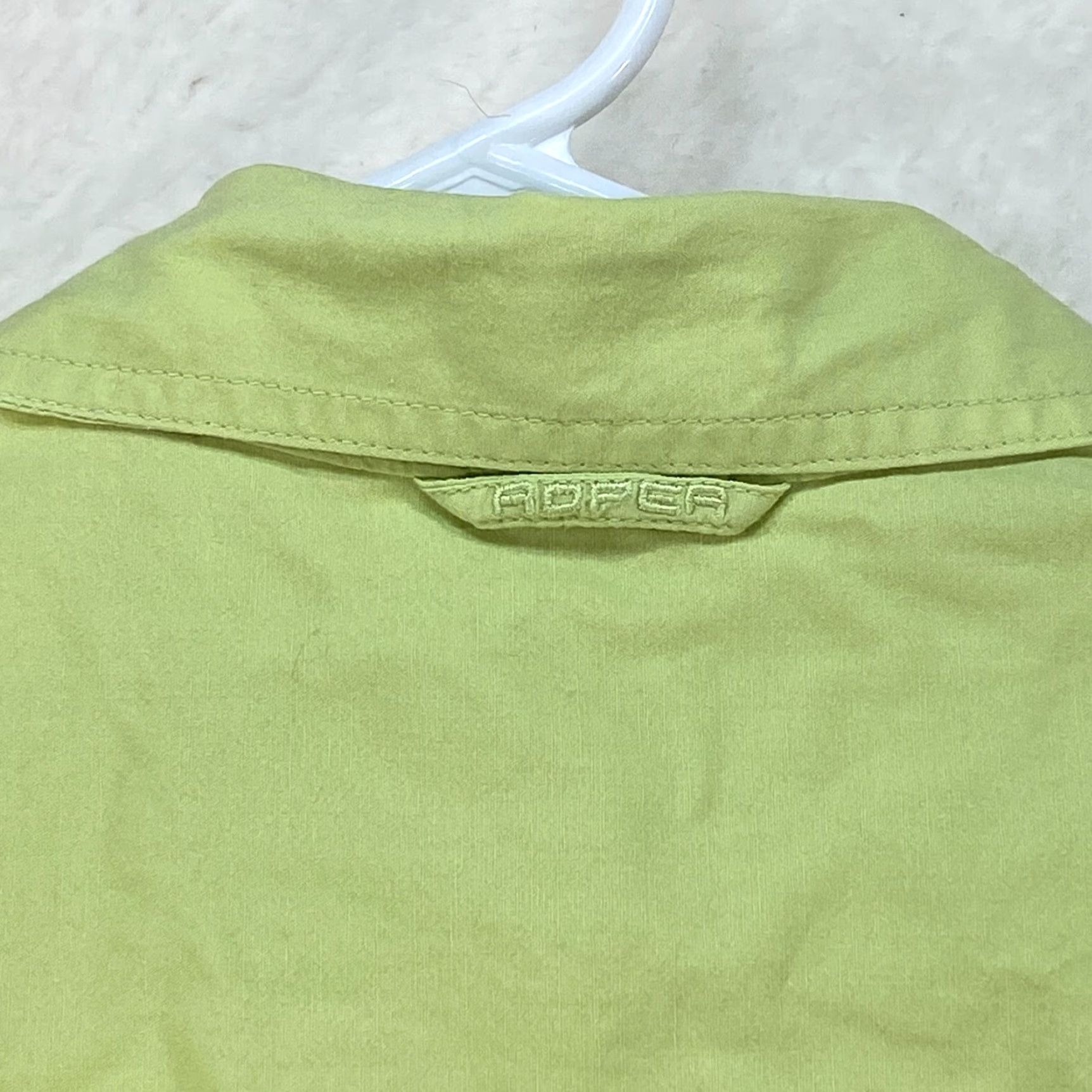 Roper VINTAGE Roper Cowboy Western Workwear Button Up Lime Green Shirt Long Sleeve Mens XL Size US XL / EU 56 / 4 - 3 Thumbnail