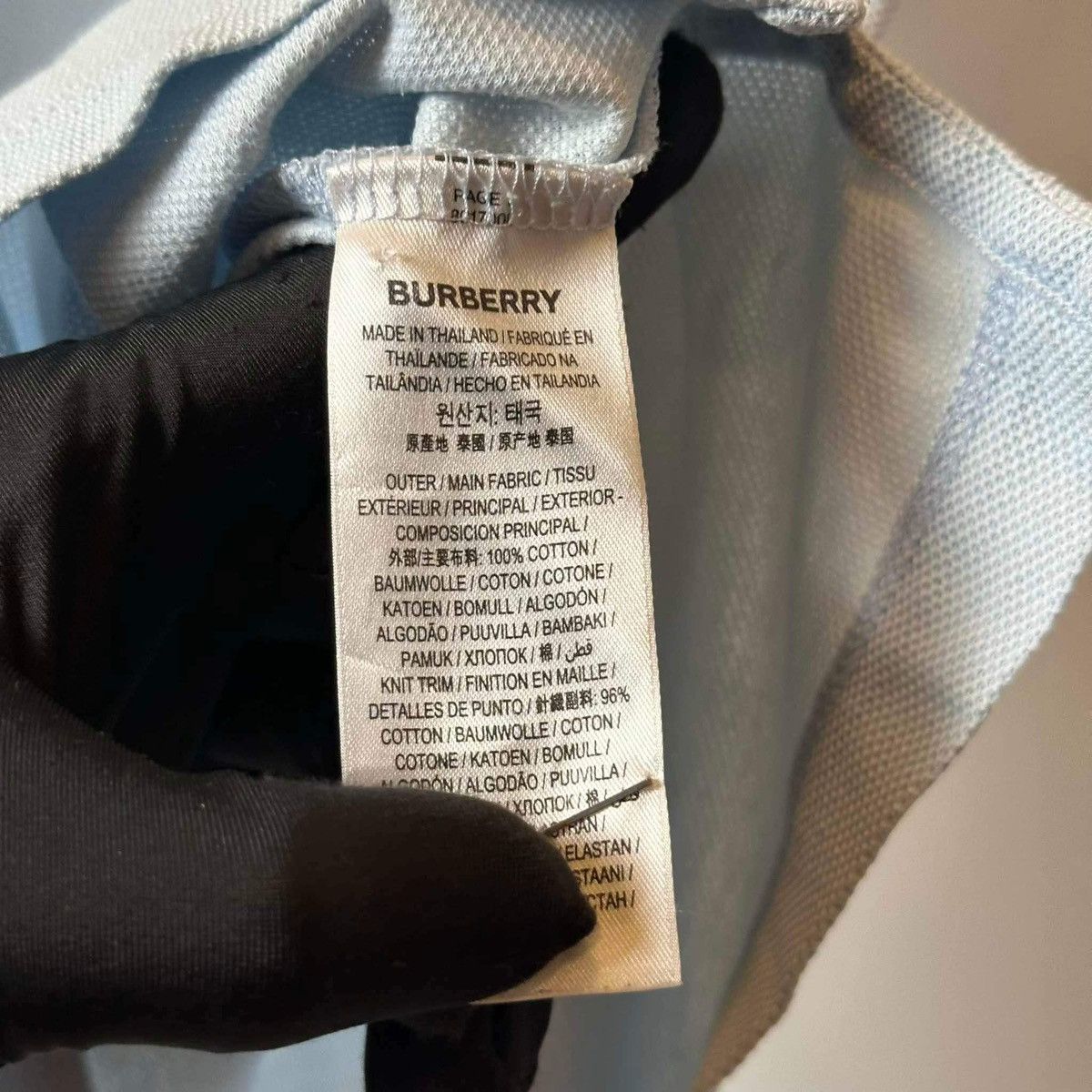 Burberry BURBERRY POLO SHIRT Size US L / EU 52-54 / 3 - 7 Thumbnail