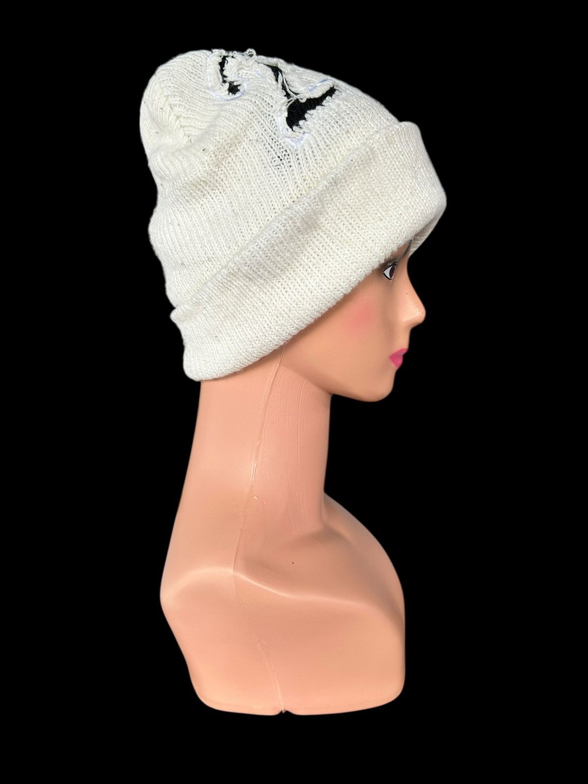 Japanese Brand × Kapital × Vintage Japanese Distressed Punk Bondage Style Beanie Hats Size ONE SIZE - 3 Thumbnail