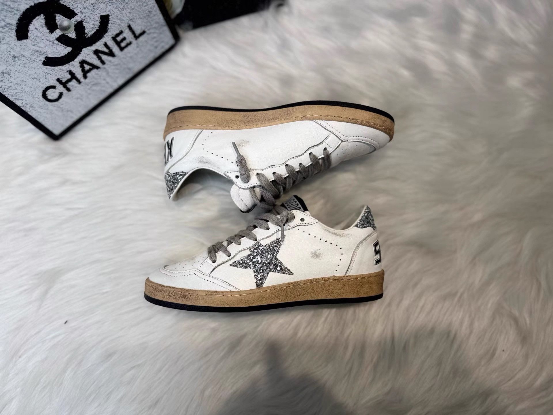 Golden Goose Golden Goose Ball Star Sneakers K36 Size US 6 / IT 36 - 6 Thumbnail