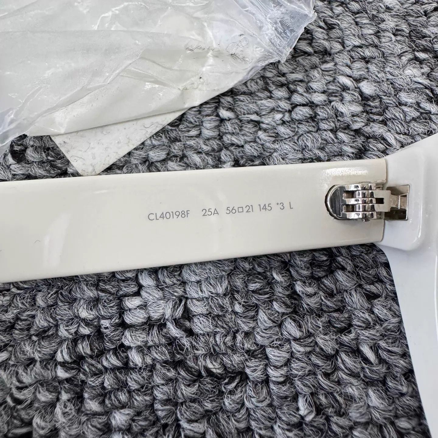 Celine Celine White Logo Sunglasses Size ONE SIZE - 5 Thumbnail