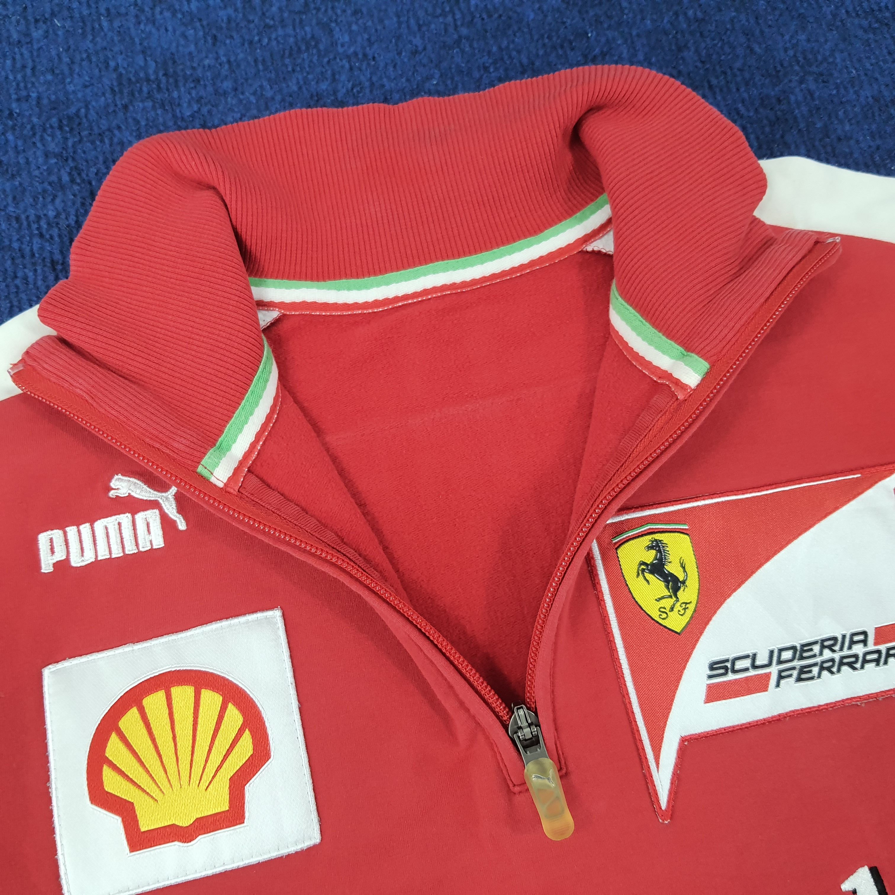 Puma × Vintage Vintage Puma x Ferrari Motorsports Half Zipper C234N20 Size US M / EU 48-50 / 2 - 6 Thumbnail