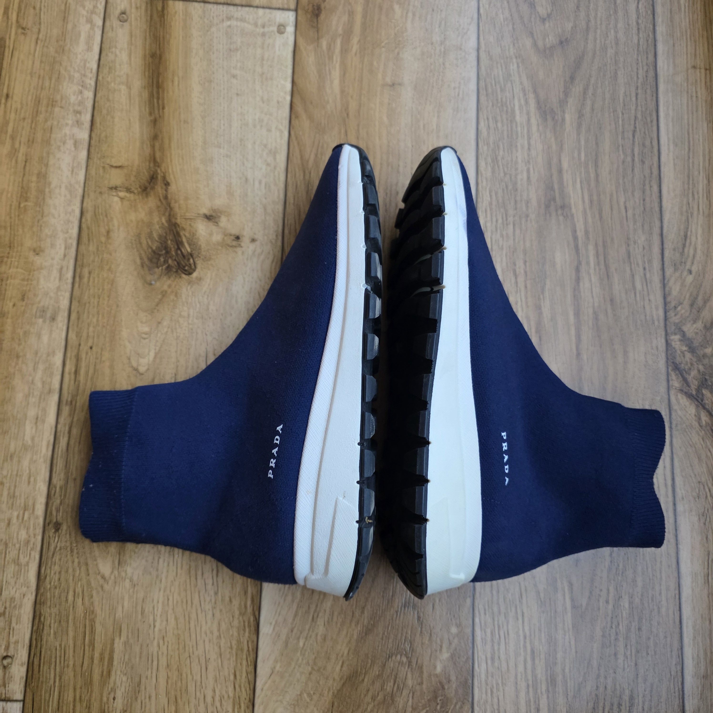 Prada PRADA SOCK ANKLE SNEAKERS Size US 8 / EU 41 - 11 Thumbnail