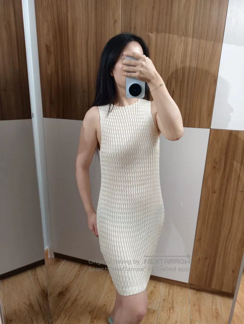 Issey Miyake Issey Miyake Main Line Fish Scale Slip Dress Size M / US 6-8 / IT 42-44 - 1 Thumbnail