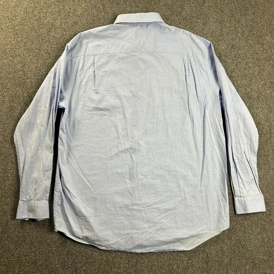 Robert Barakett Robert Barakett Shirt Men 17.5 36-37 Striped Dress Shirt Size US L / EU 52-54 / 3 - 6 Thumbnail