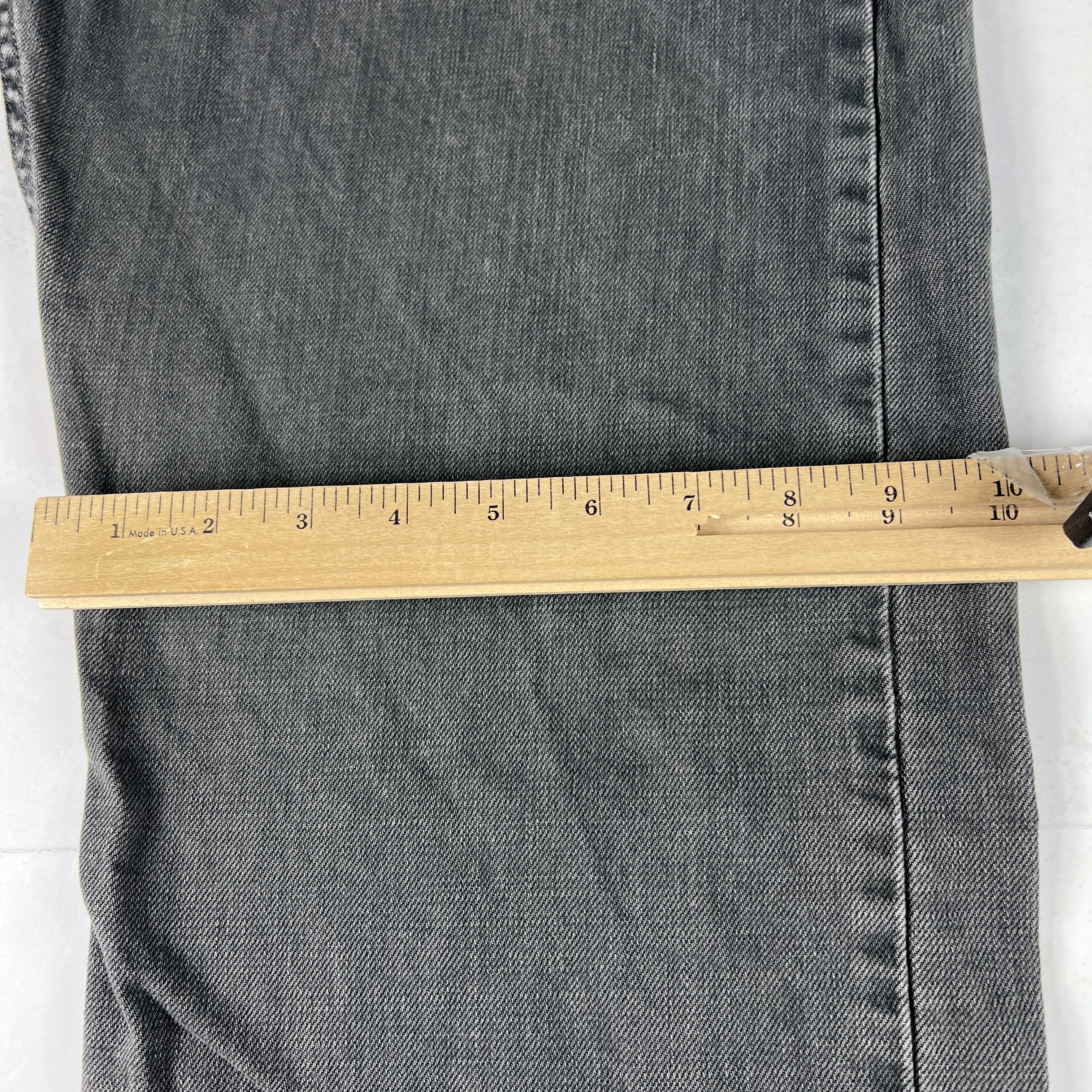 Levi's Levi's Jeans 505 Straight Dark Green Faded Cotton Denim Size US 36 / EU 52 - 17 Thumbnail