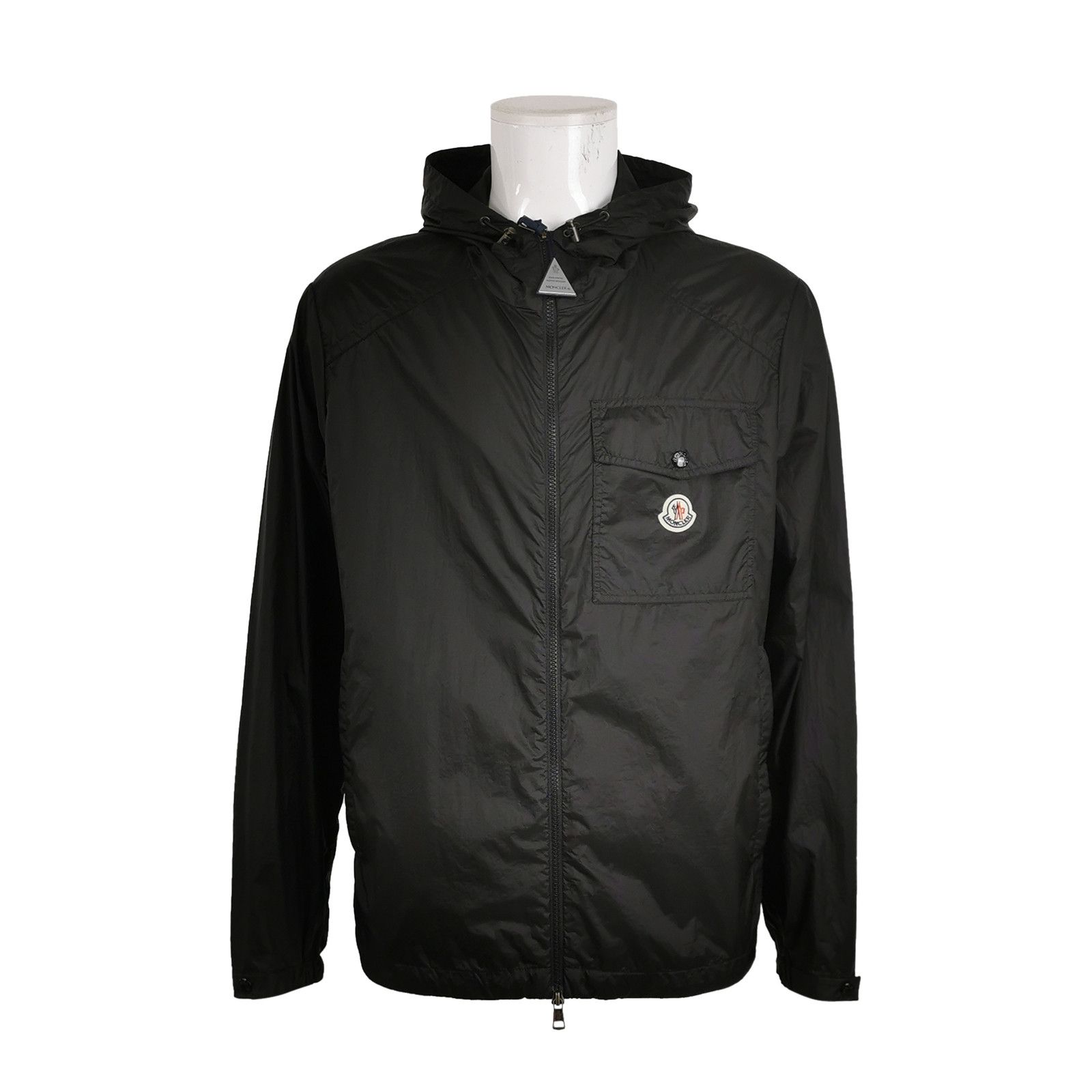 Moncler Solid Color Hooded Jacket XL